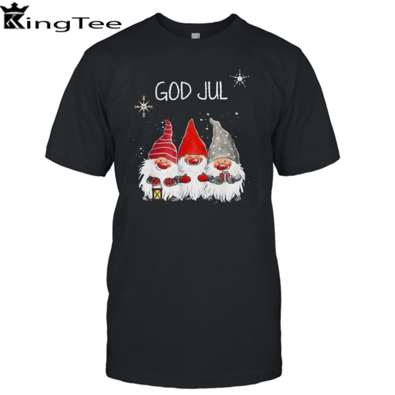 Nisse God Jul Norwegian Christmas T-shirt