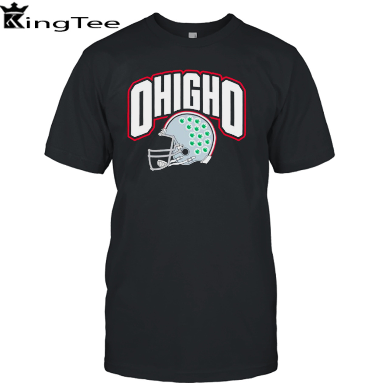 Ohio State Buckeyes helmet weed OhighO shirt