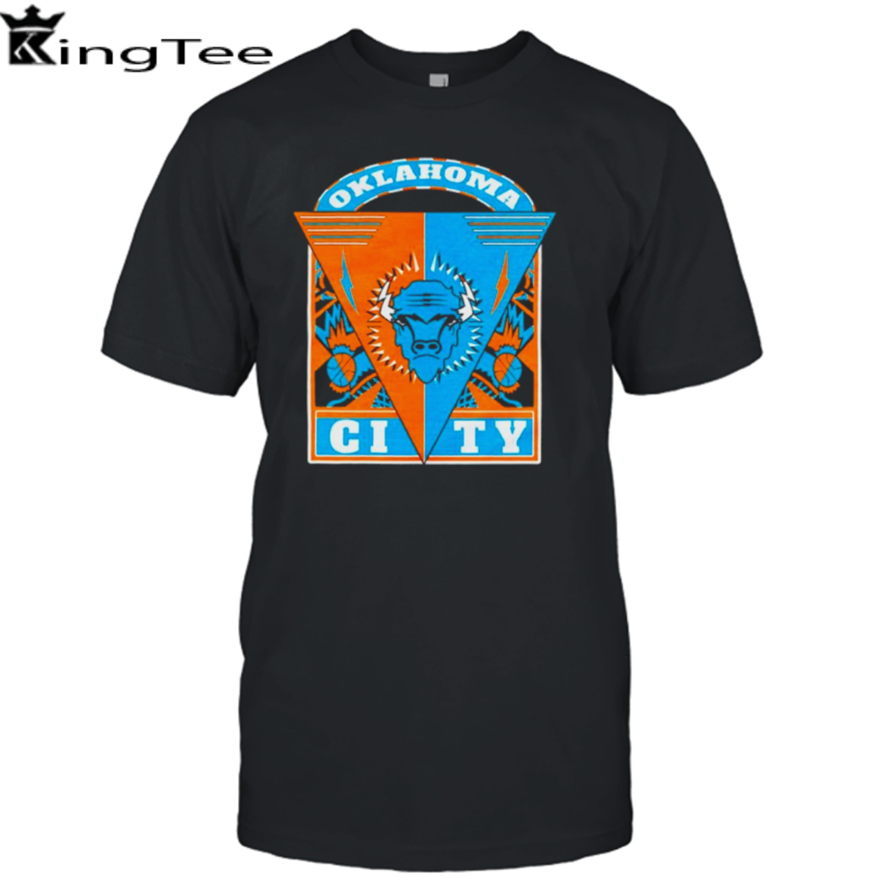 Oklahoma City basketball bulls logo shirt