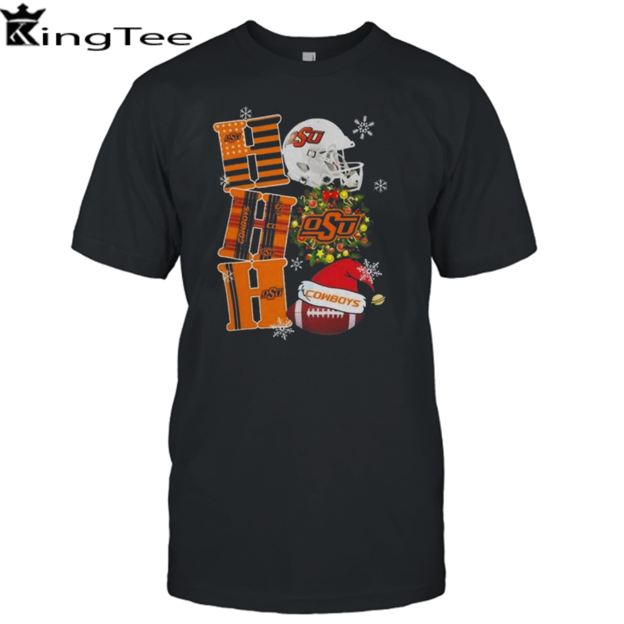 Oklahoma State Cowboys Ncaa Ho Ho Ho Christmas Shirt