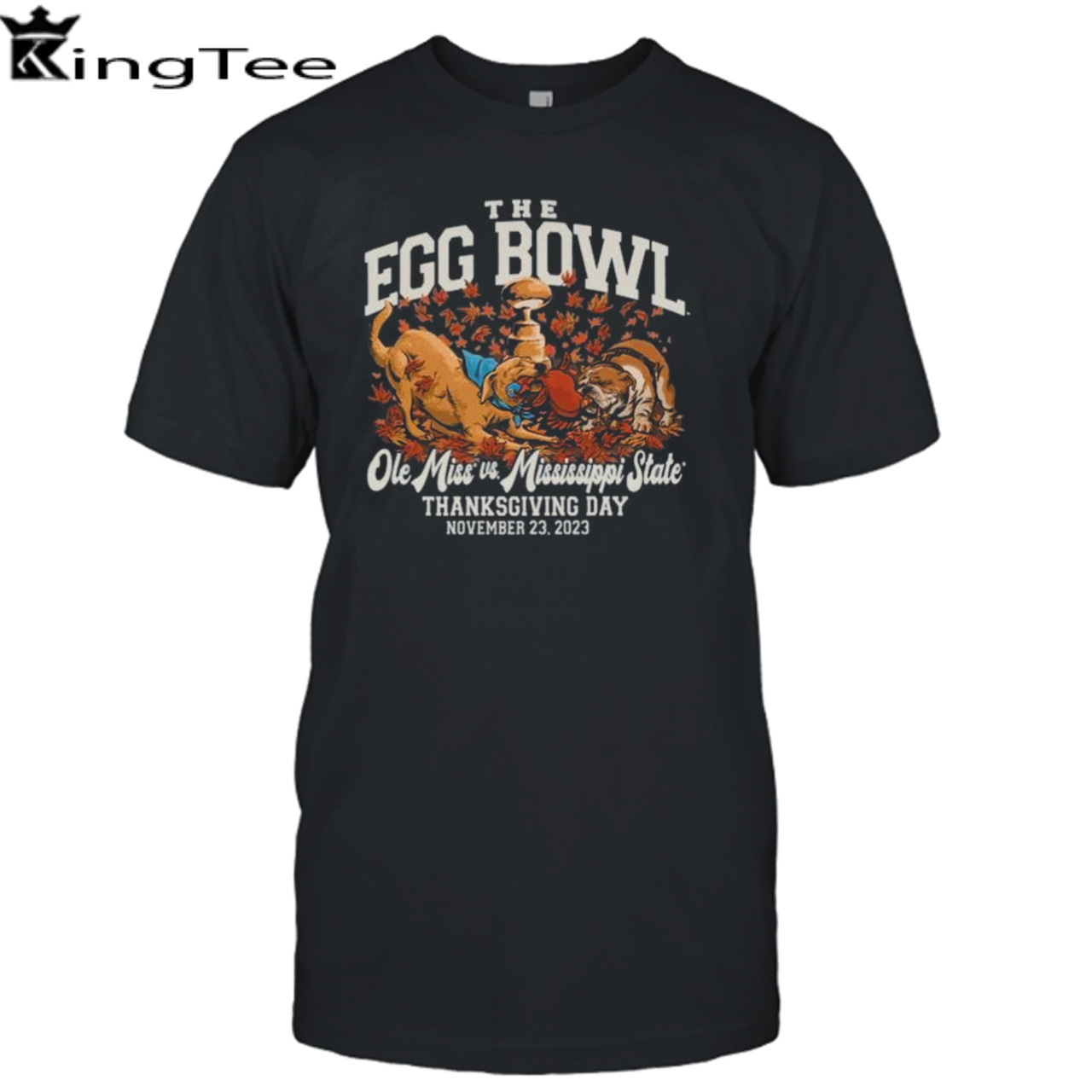 Ole Miss Rebels Vs Mississippi State Bulldogs 2023 The Egg Bowl Thanksgiving Day Shirt