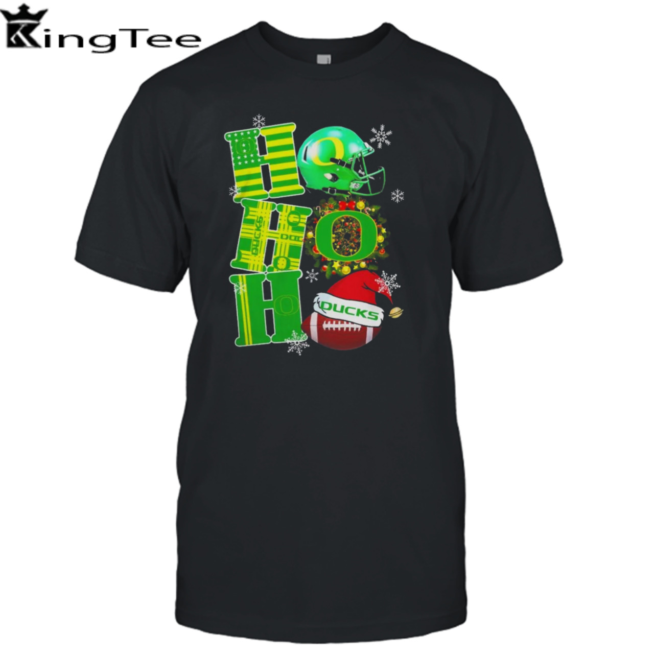 Oregon Ducks Ncaa Ho Ho Ho Christmas Shirt