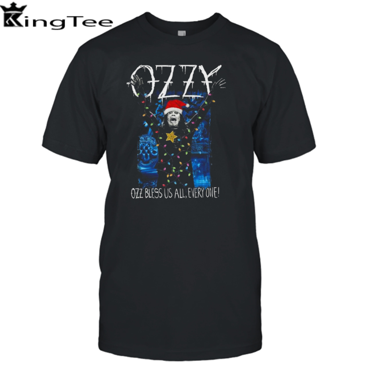 Ozzy Osbourne Arms Out Holiday T-Shirt