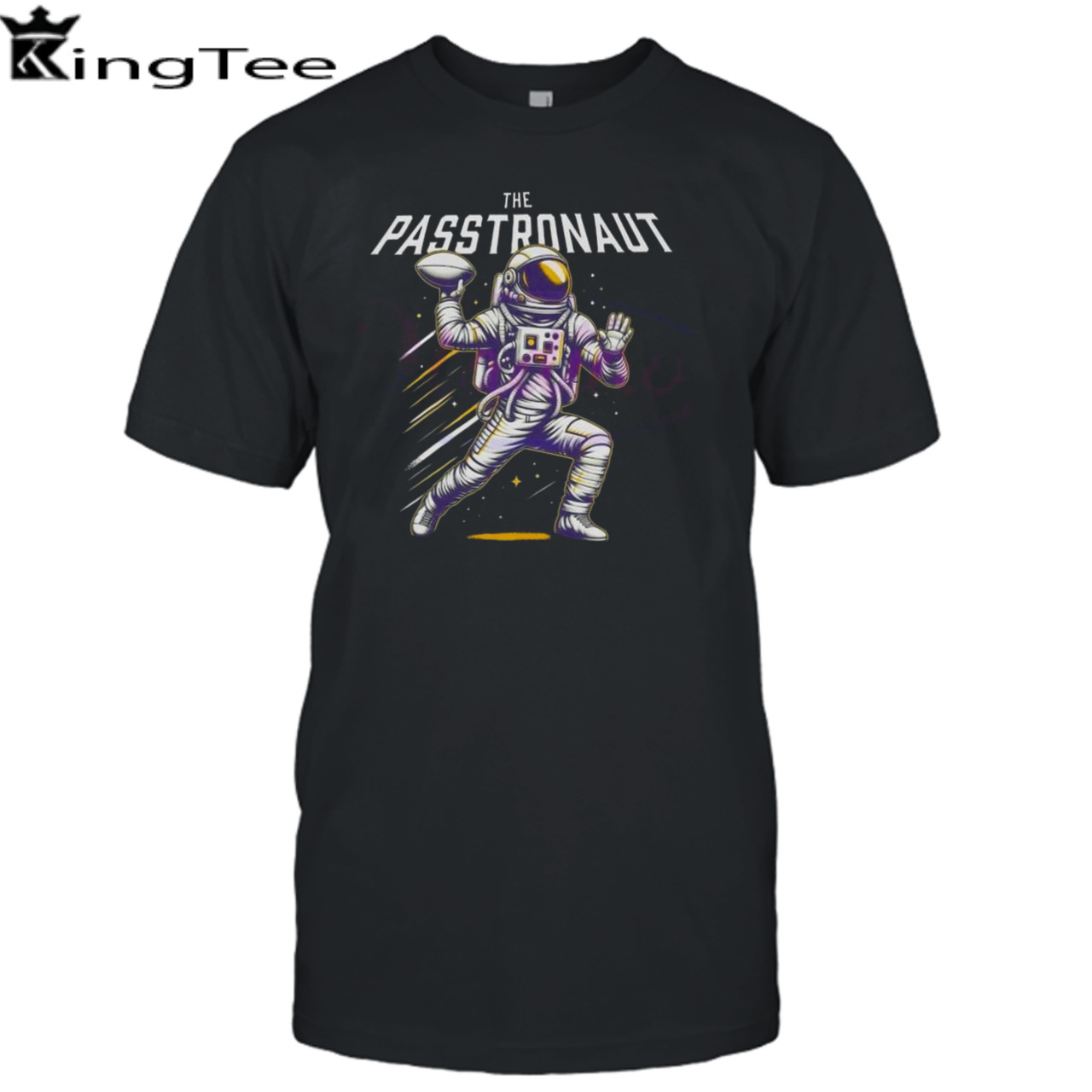 Passtronaut Throwing A Football T-shirt