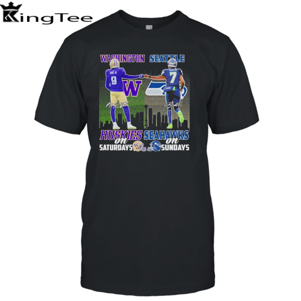 Penix Jr Washington Huskies On Saturdays And Geno Smith Seattle Seahawks On Sundays Shirt