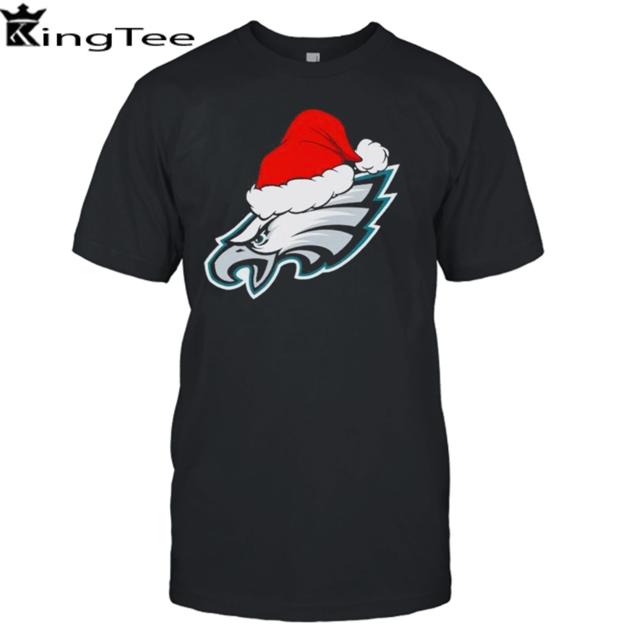 Philadelphia Eagles logo Santa Hat Christmas 2023 Shirt