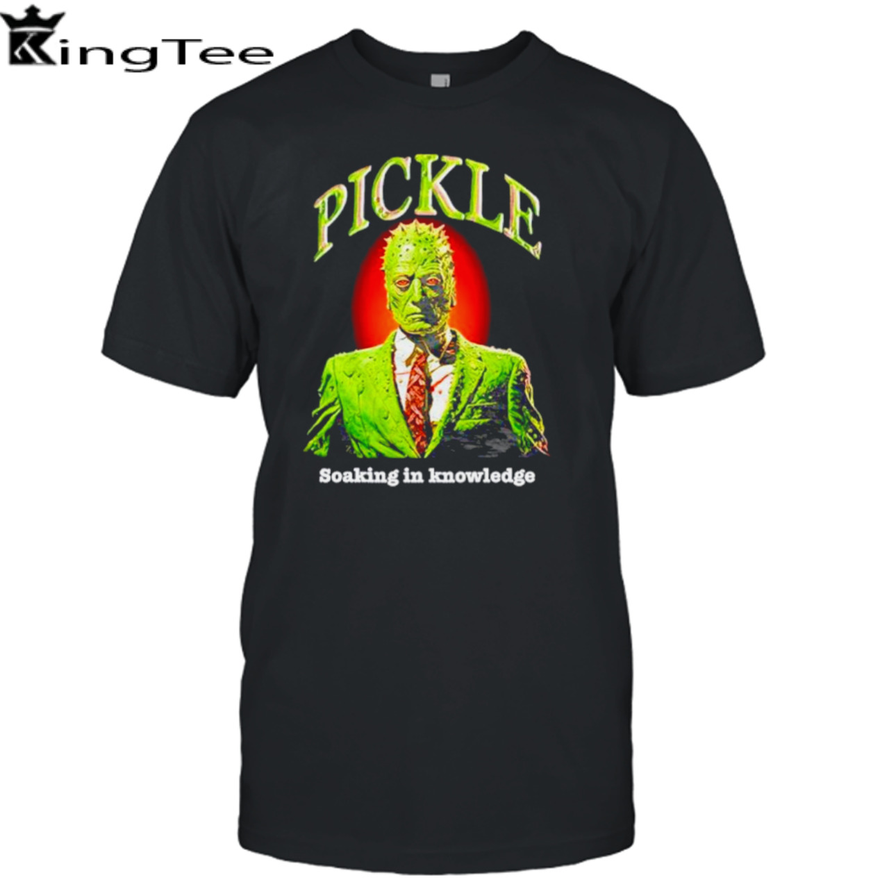 Pickle soaking in knowledge shirt