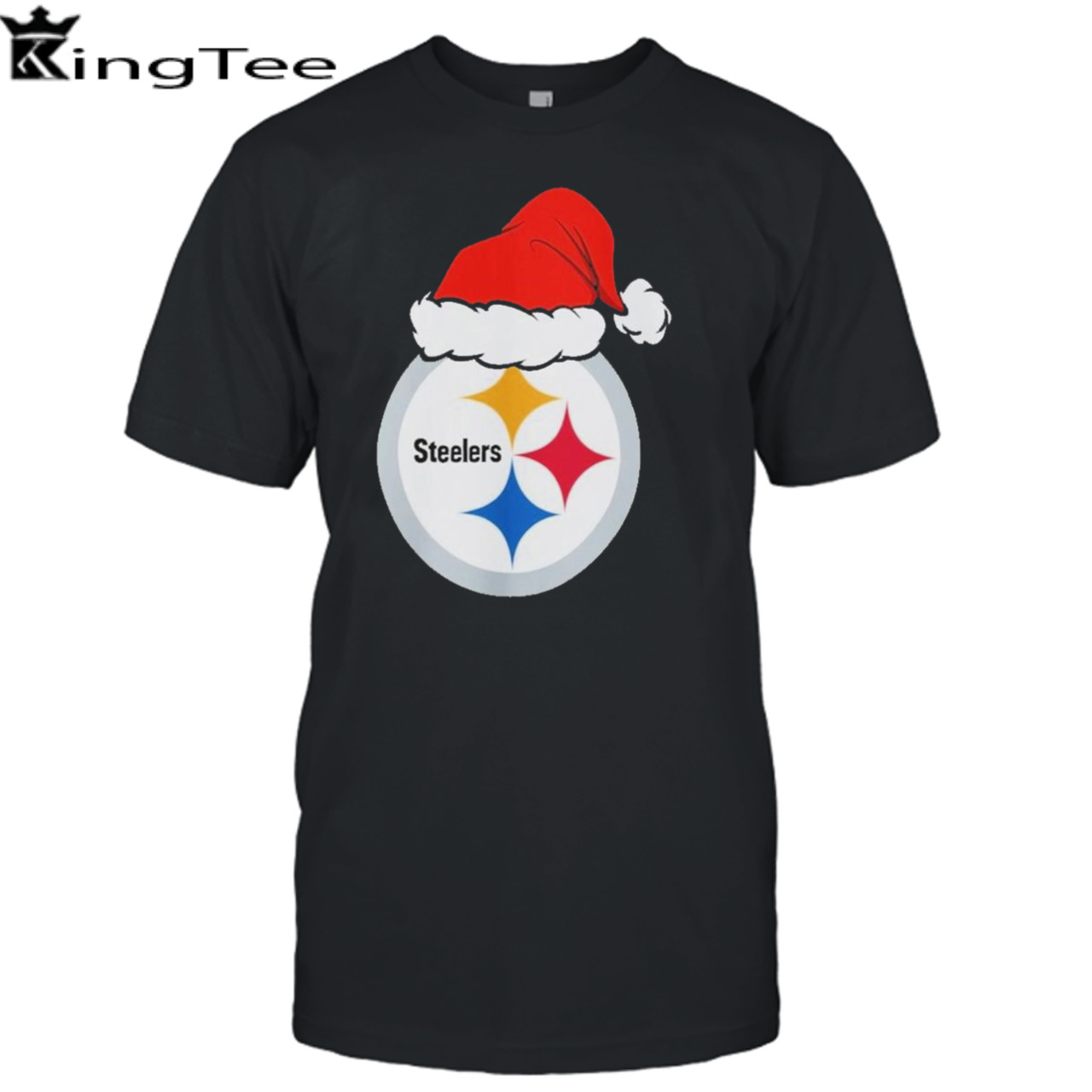 Pittsburgh Steelers logo Santa Hat Christmas 2023 Shirt