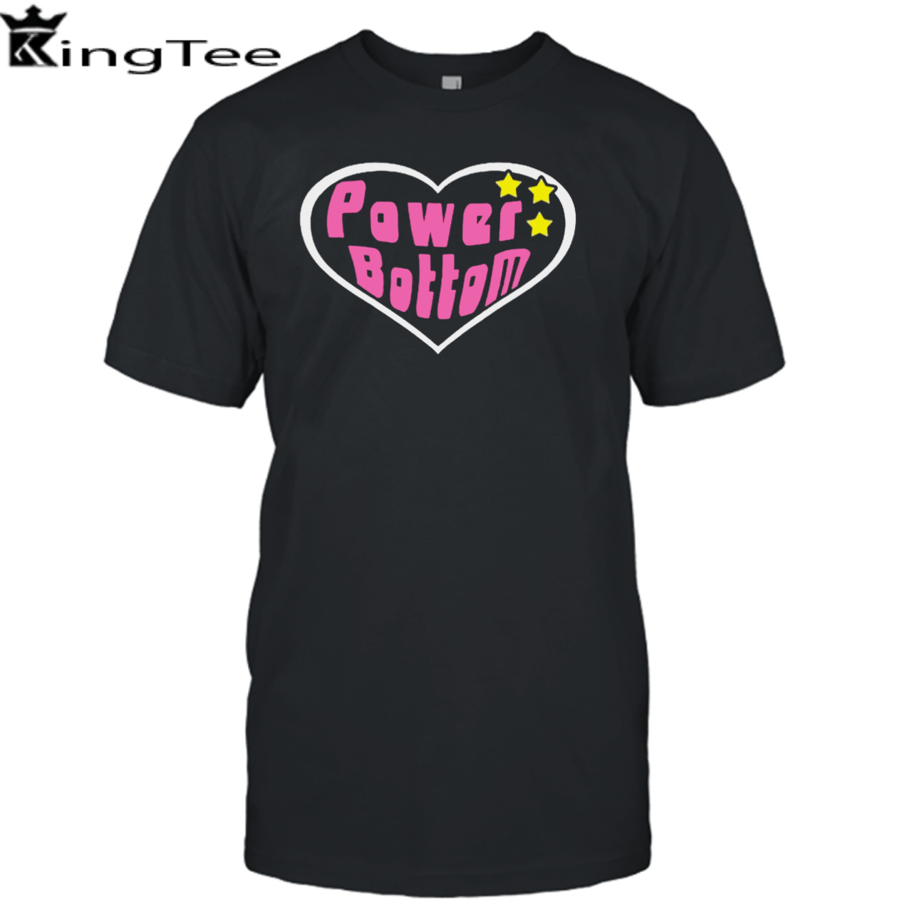 Power bottom heart shirt