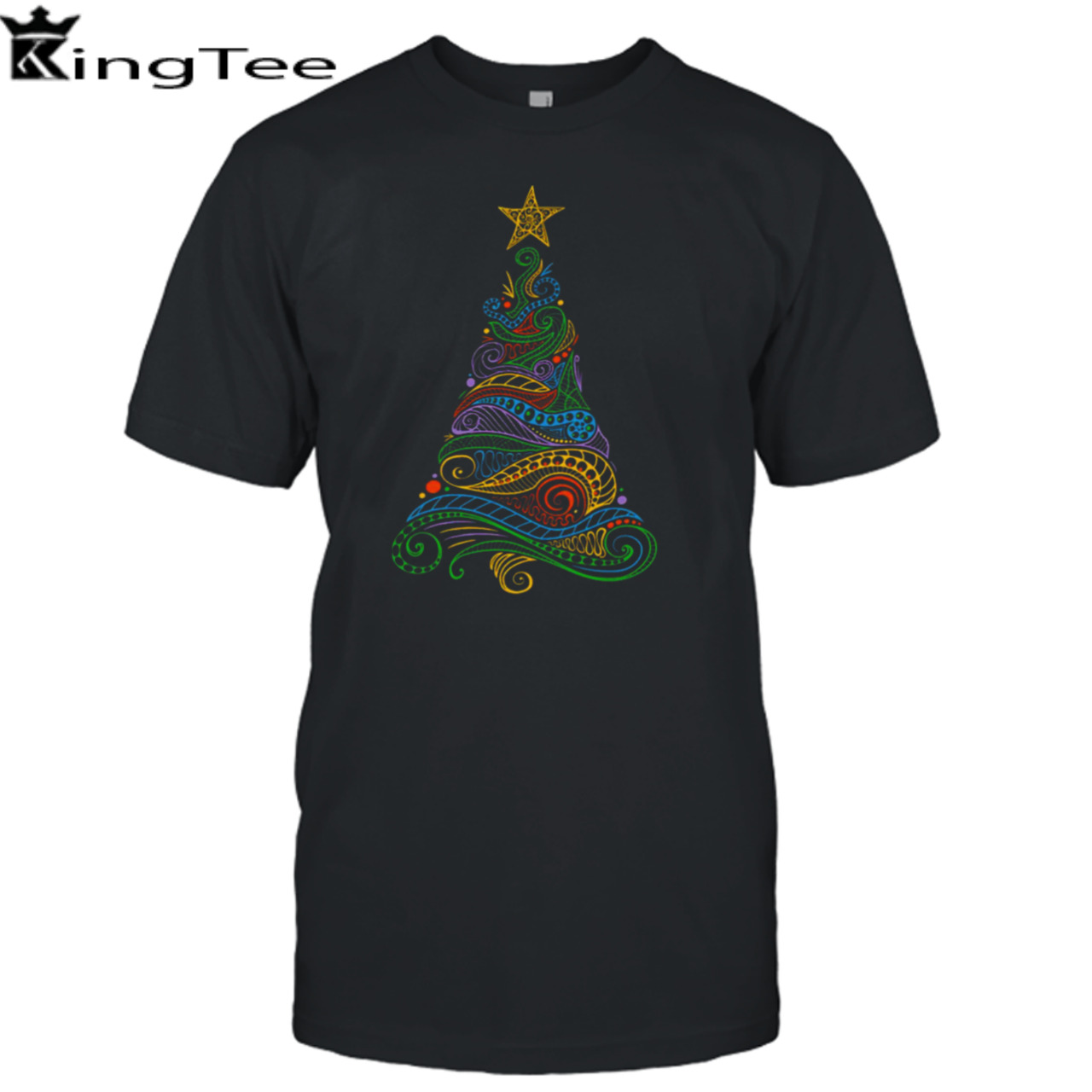 Psychedelic Christmas Tree shirt