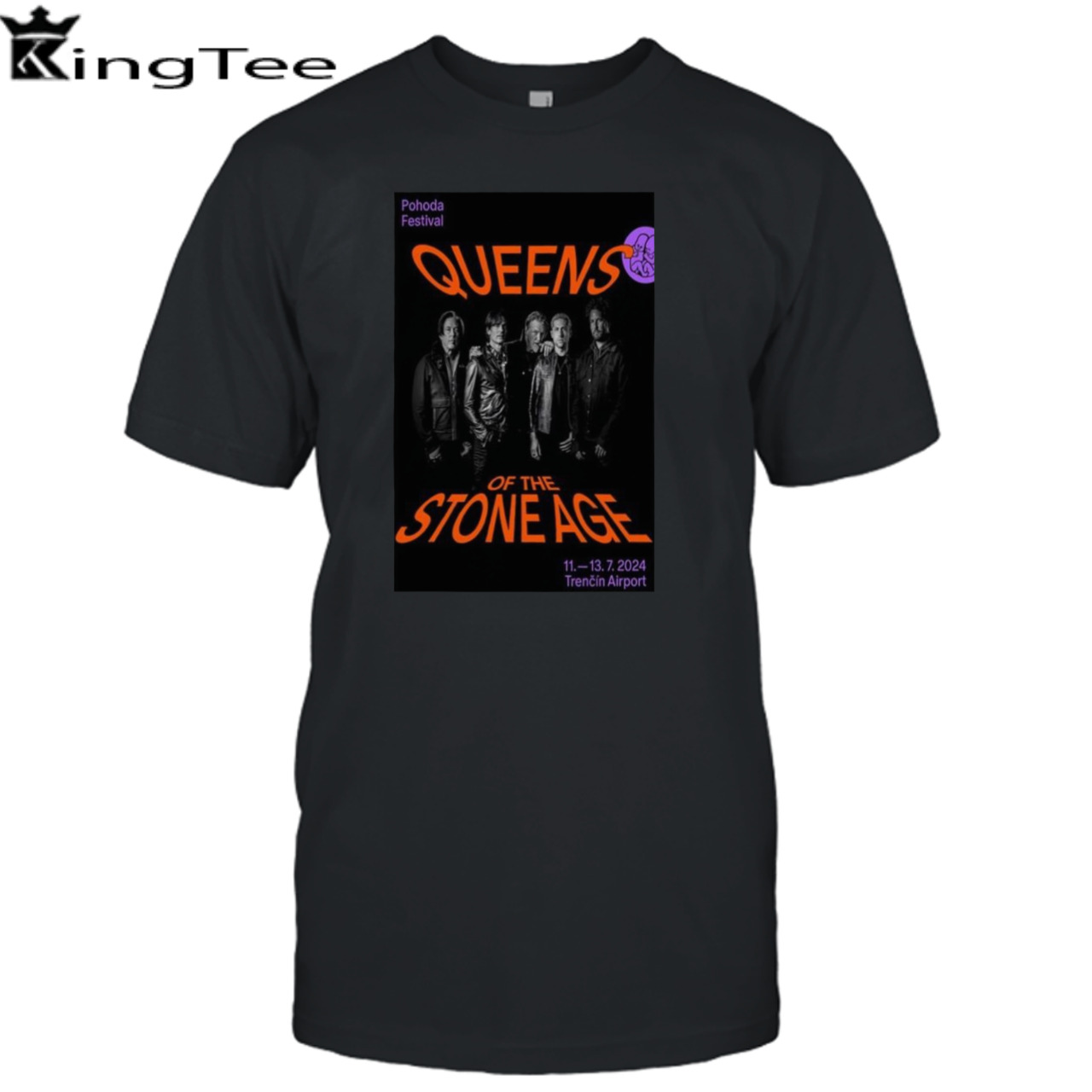 Queens Of The Stone Age Pohoda Festival Trenčín Airport 11-13 July 2024 poster T-shirt