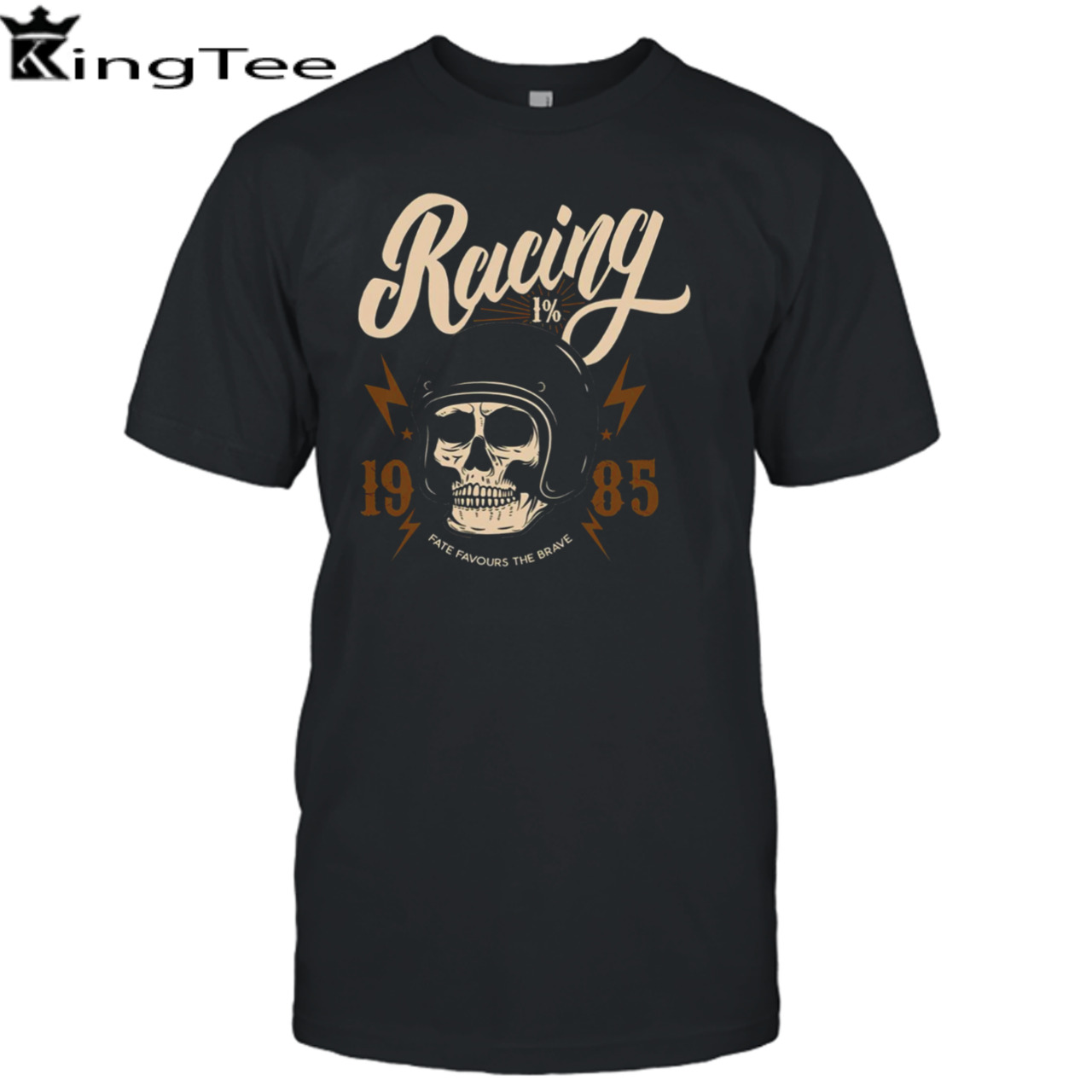 Racing Biker 1985 Vintage Skull shirt