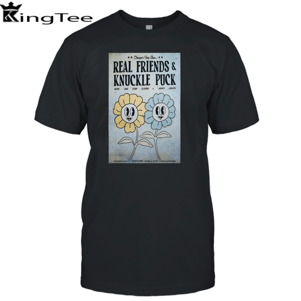 Real Friends November 11-2023 House Of Blues Chicago IL poster t-shirt