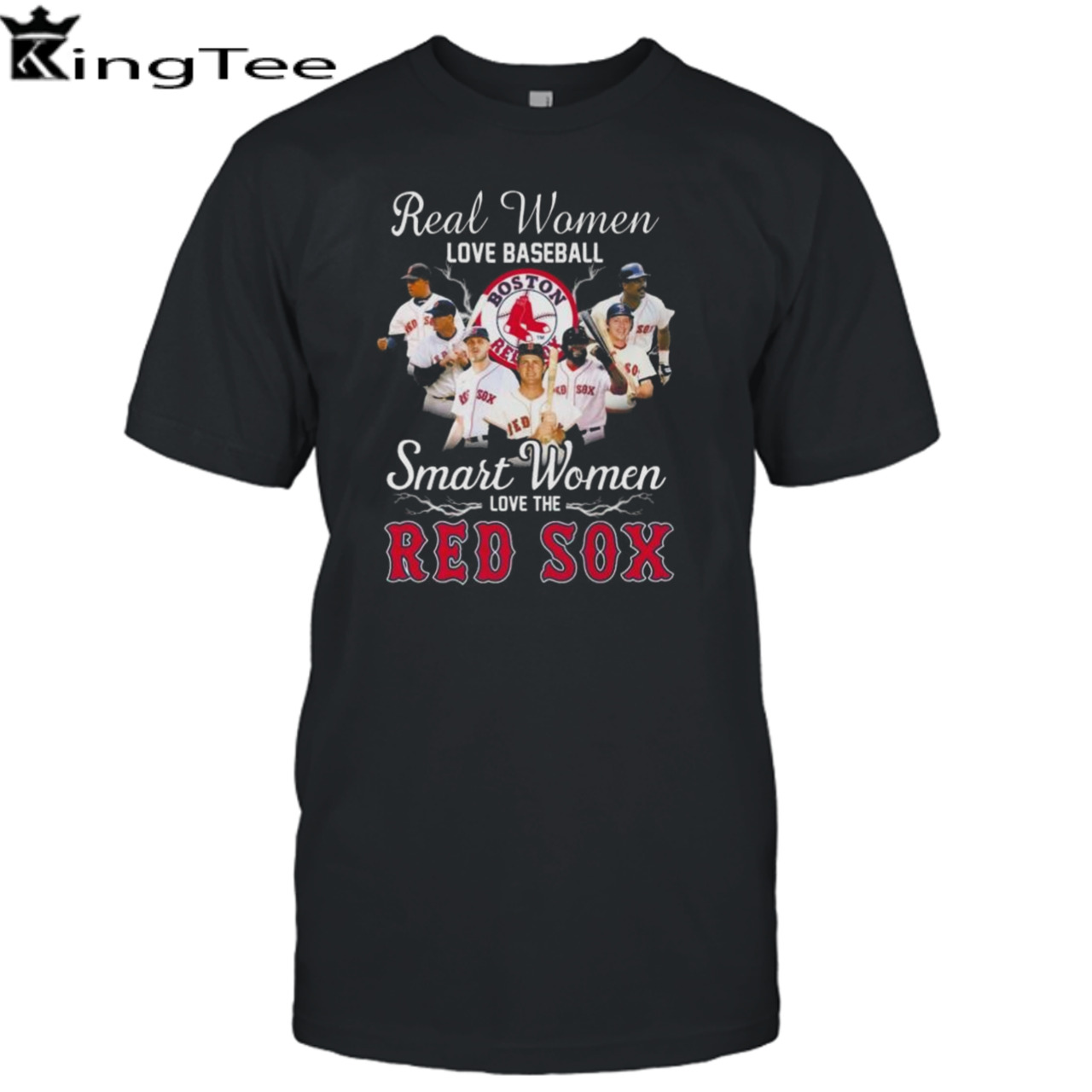 Real Women Love Baseball Smart Women Love The Boston Red Sox Players 2023 Shirt