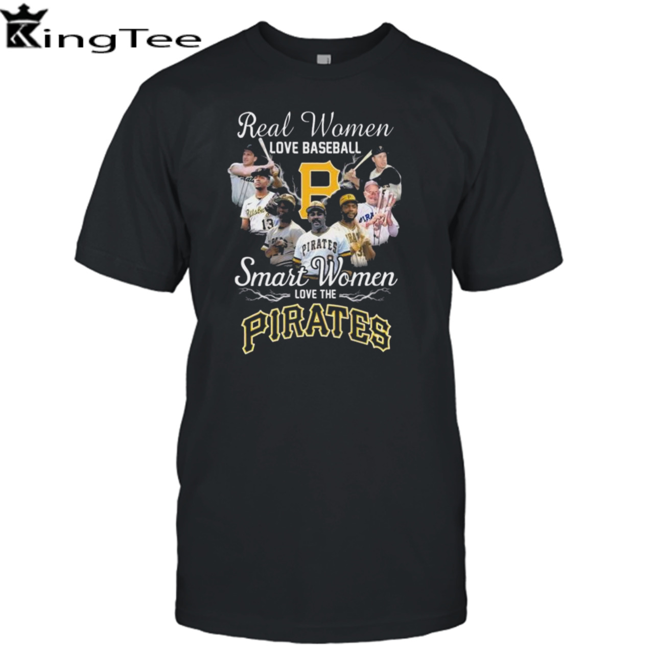 Real Women Love Baseball Smart Women Love The Pittsburgh Pirates Players 2023 Shirt