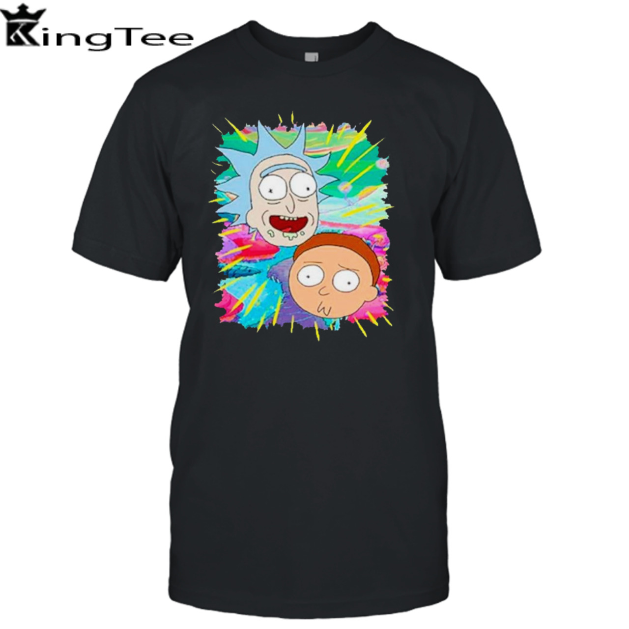 Rick and Morty warp face shirt