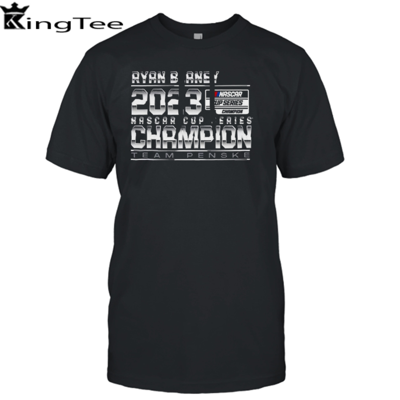 Ryan Blaney 2023 Nascar Cup Series Champion Team Penske T-shirt