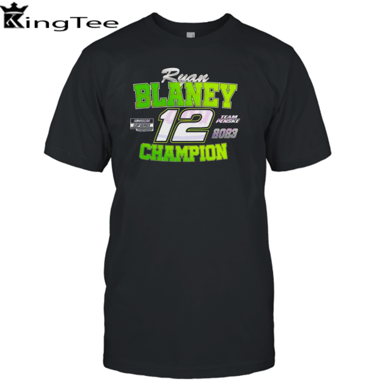 Ryan Blaney 2023 Nascar Cup Series Champion T-shirt