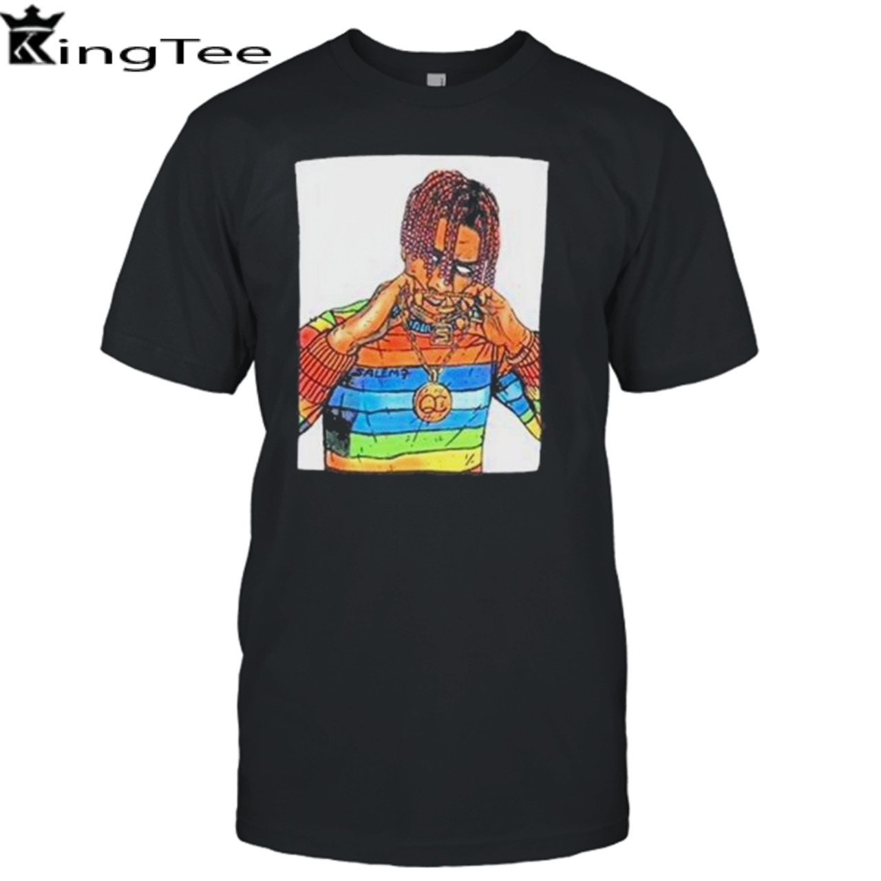 Salem 7 African American Rapper Graphic t-shirt