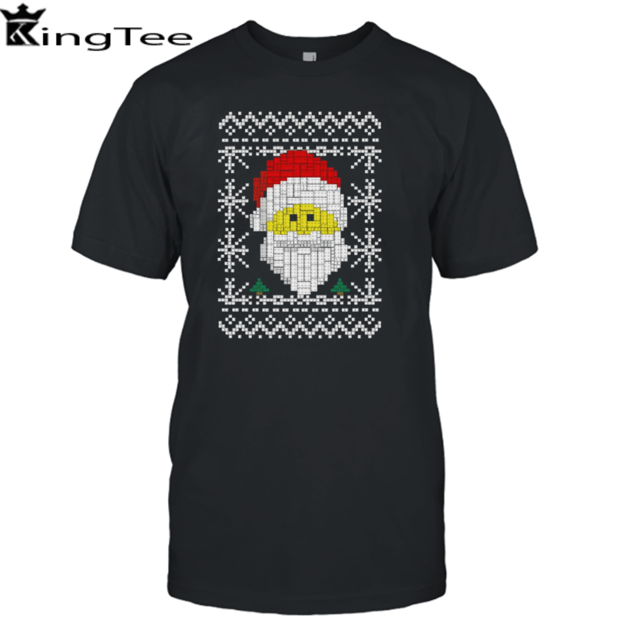 Santa Christmas Lego Design shirt