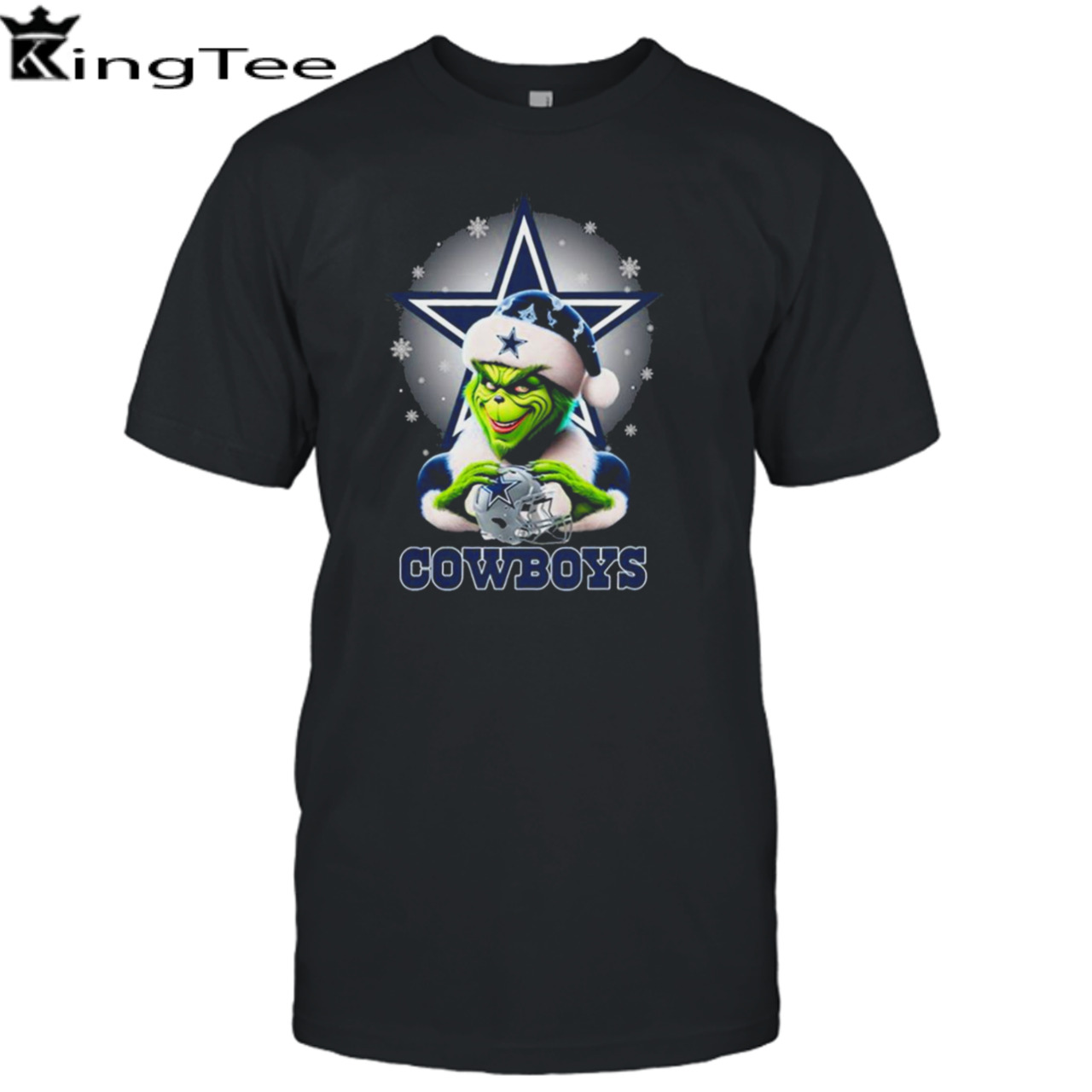 Santa Grinch Love Dallas Cowboys Merry Christmas shirt