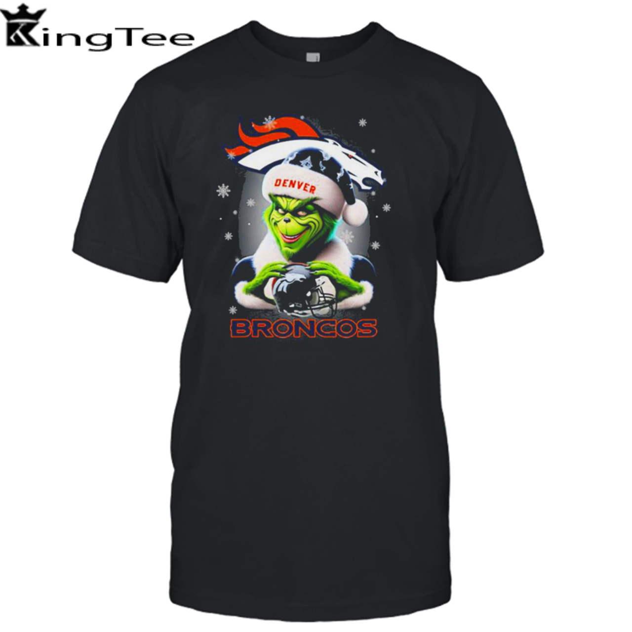 Santa Grinch Love Denver Broncos Merry Christmas shirt