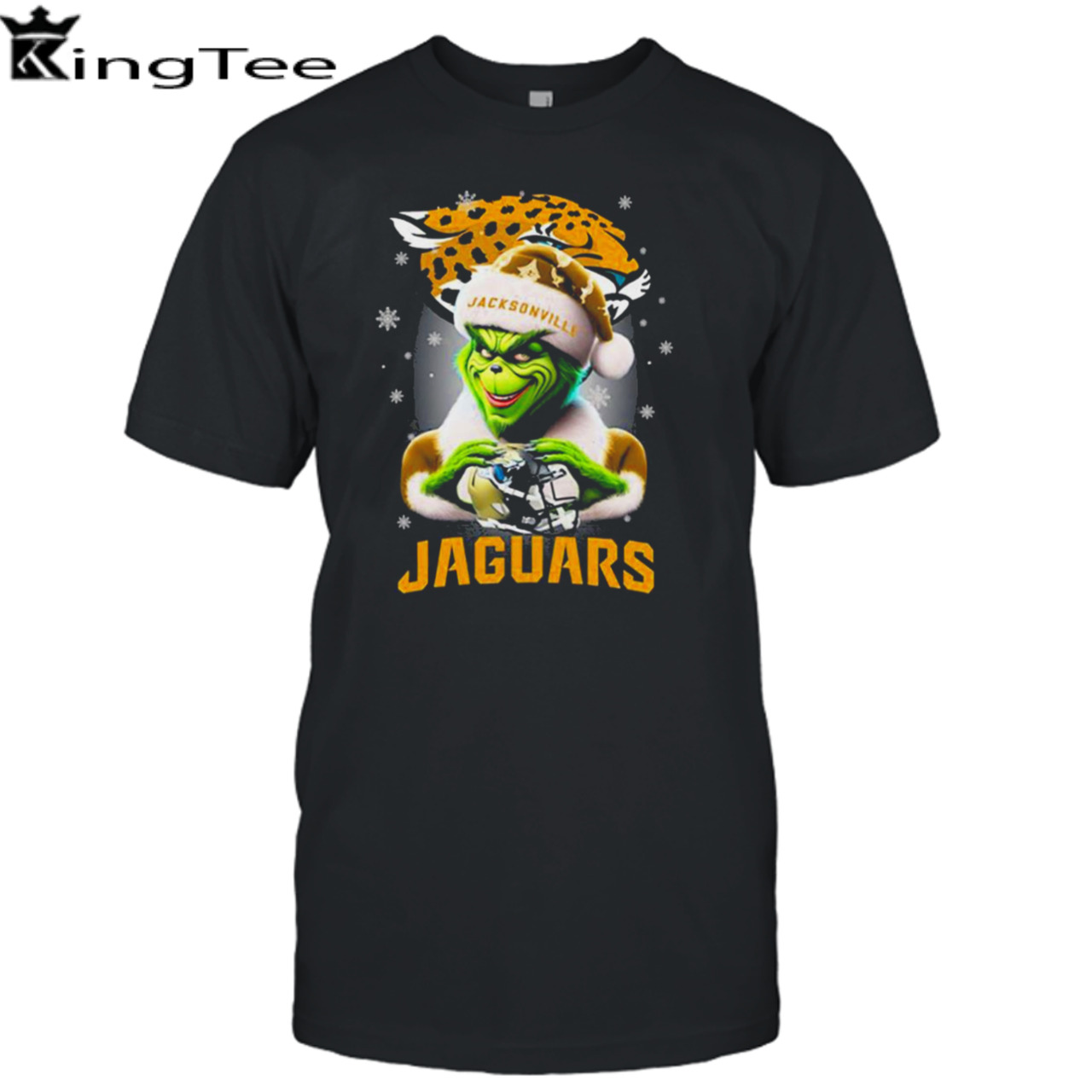 Santa Grinch Love Jacksonville Jaguars Merry Christmas shirt