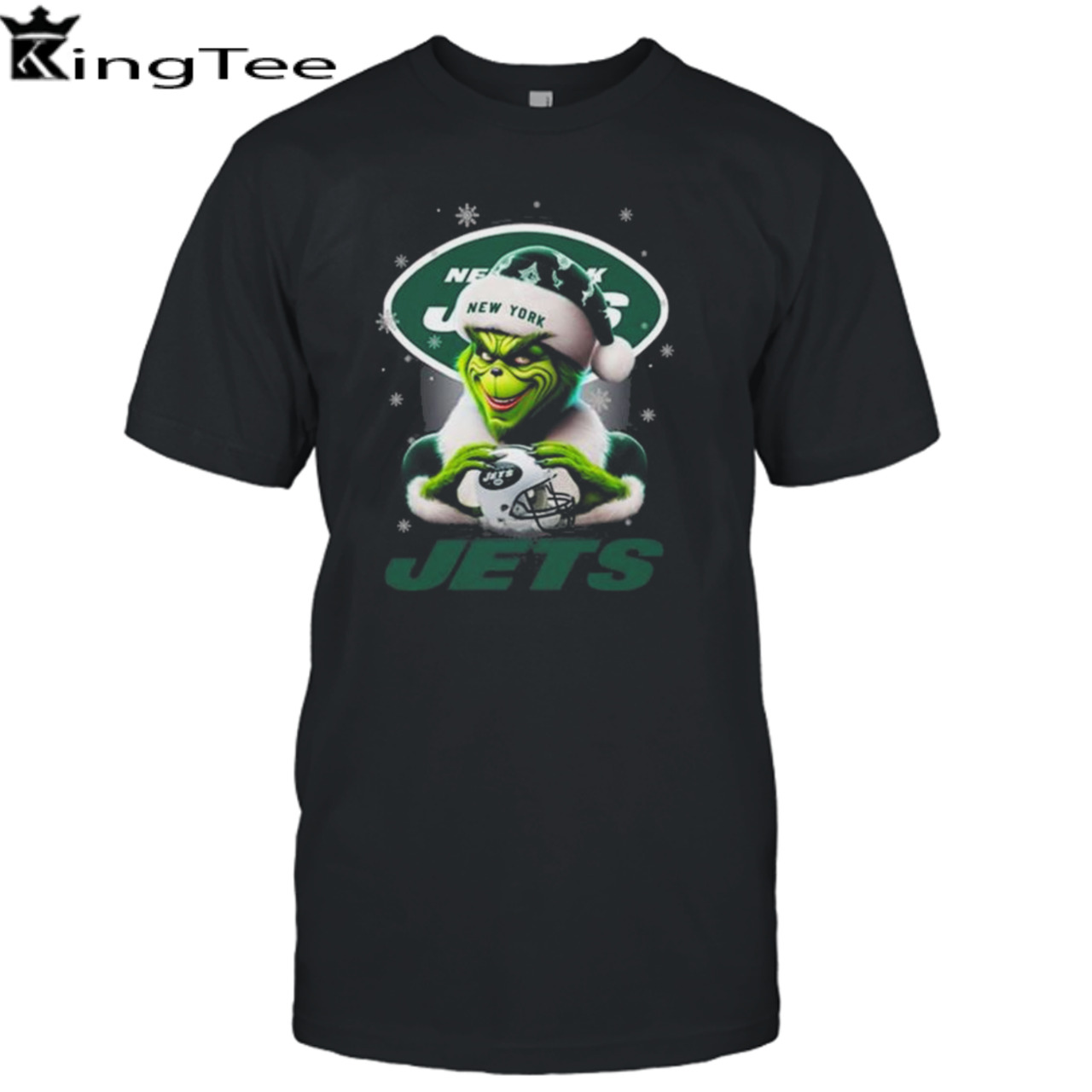 Santa Grinch Love New York Jets Christmas Shirt