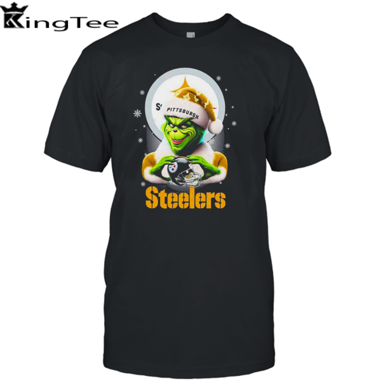 Santa Grinch Love Pittsburgh Steelers Merry Christmas shirt