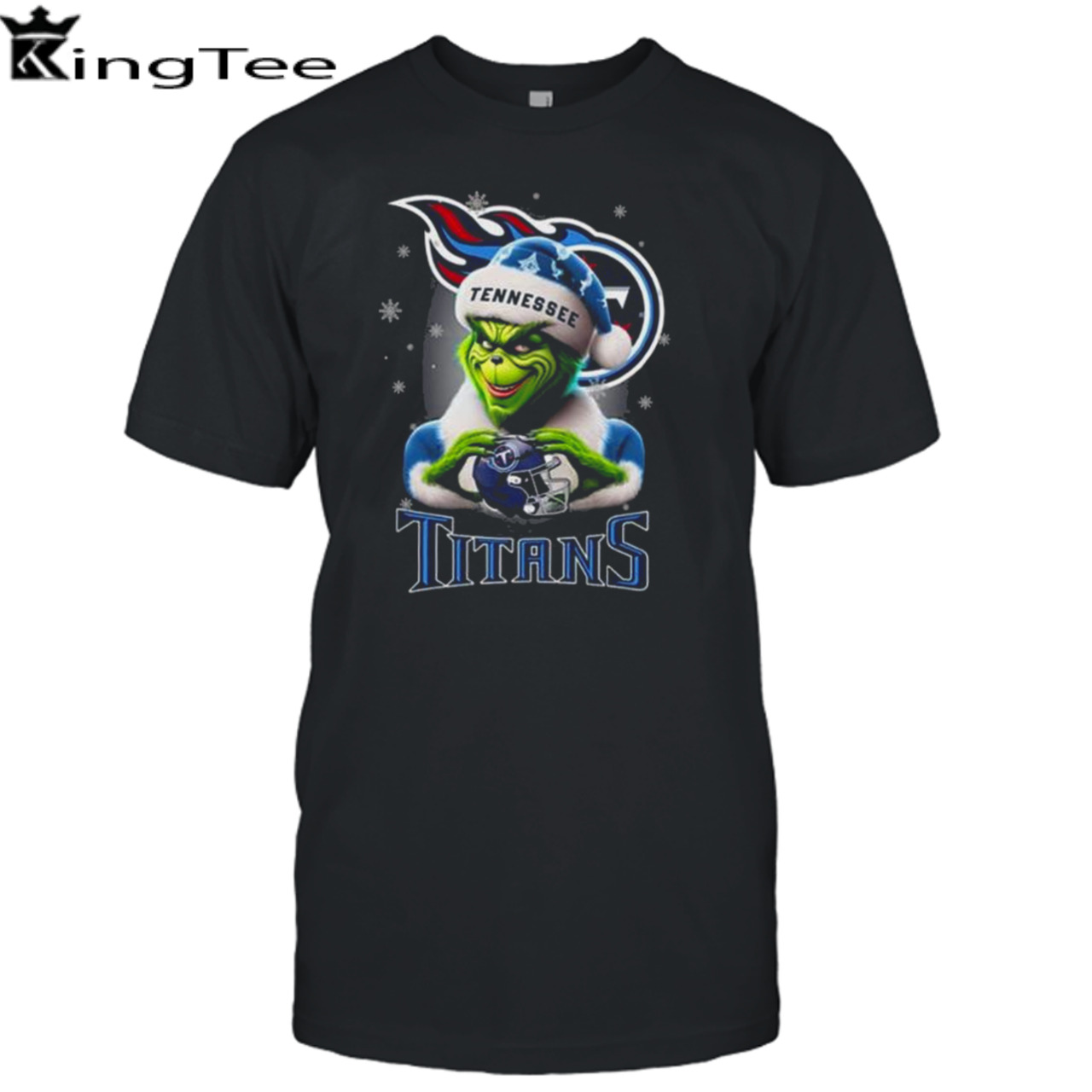 Santa Grinch Love Tennessee Titans Christmas Shirt