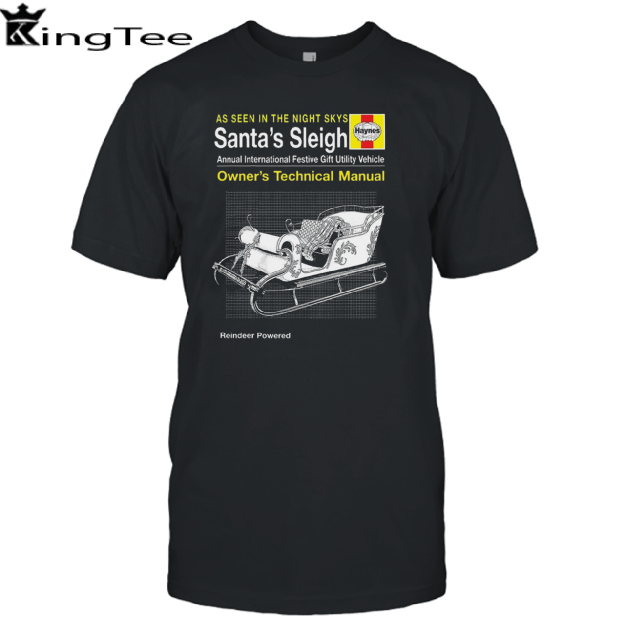 Santas Sleigh Christmas Haynes Manual shirt