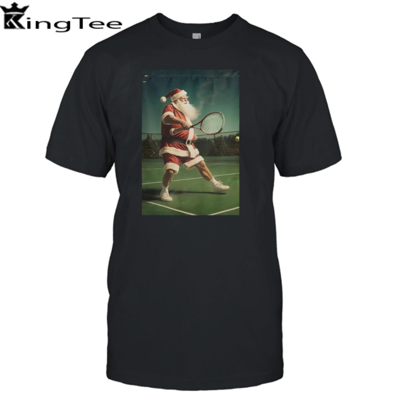 Santa’s Play Badminton Christmas 2023 T-shirt