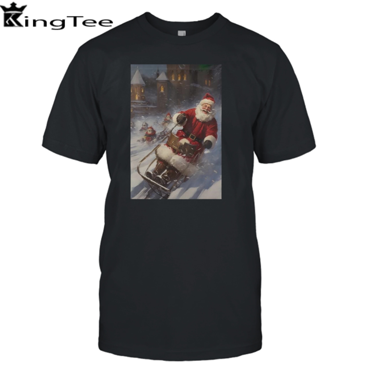 Santa’s Snowy Village Ride Christmas 2023 T-shirt