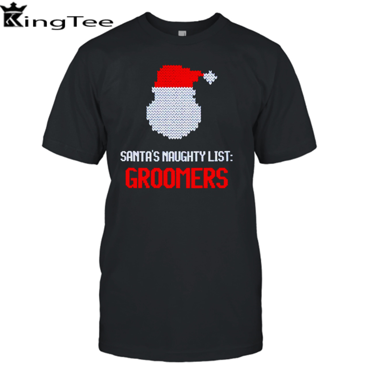 Santa’s naughty list groomers Christmas shirt