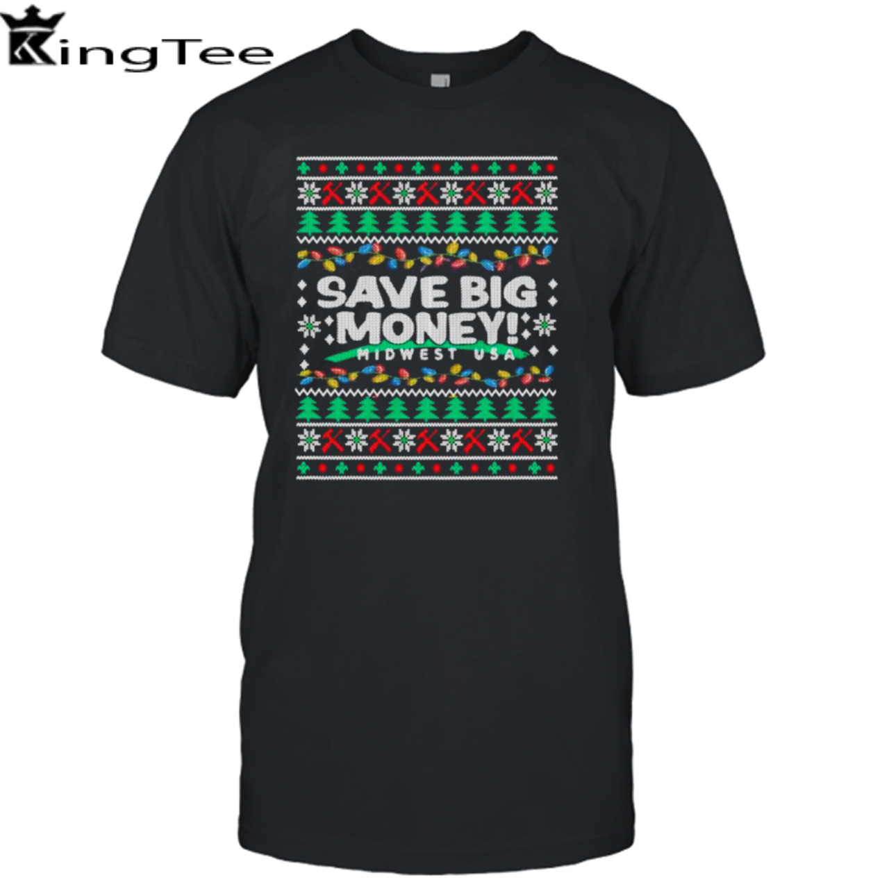 Save big money Midwest USA Ugly Christmas shirt