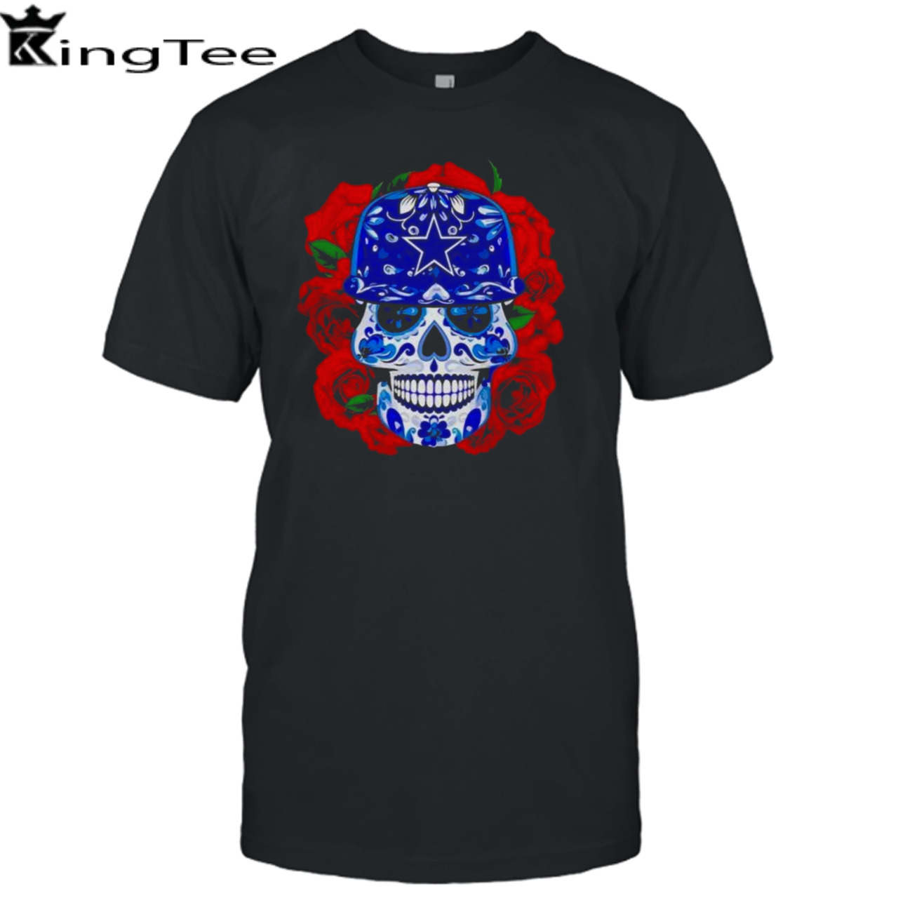 Dallas Cowboys Roses Sugar Skull shirt