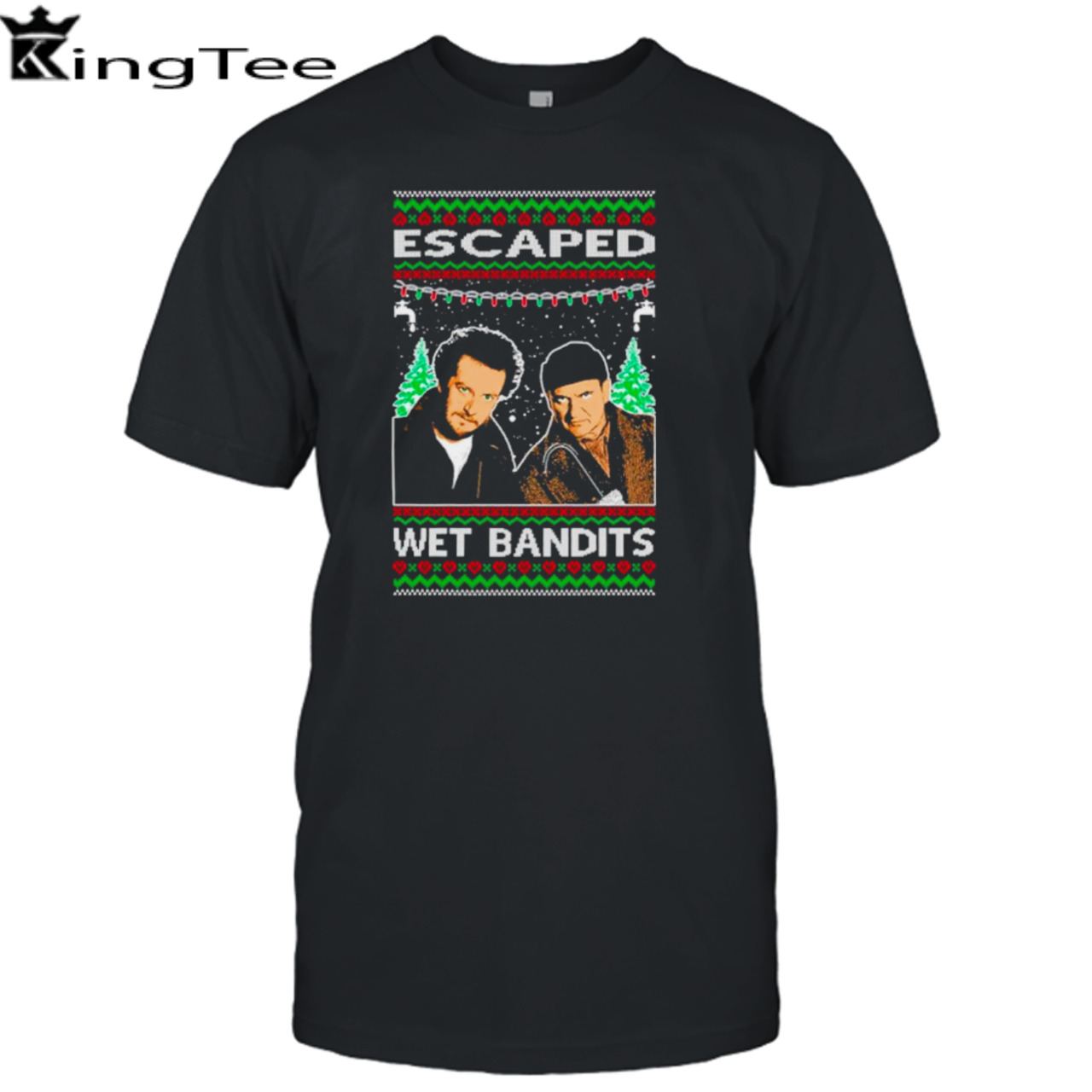 Home Alone Escaped wet bandits Ugly Christmas shirt