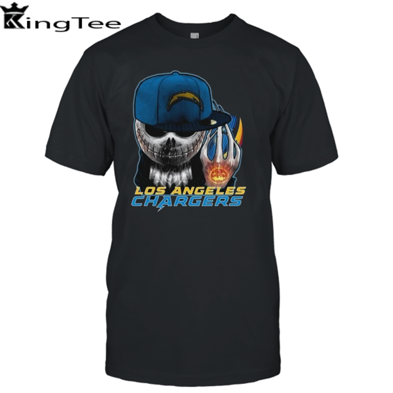 Jack Skellington Hat Los Angeles Chargers shirt