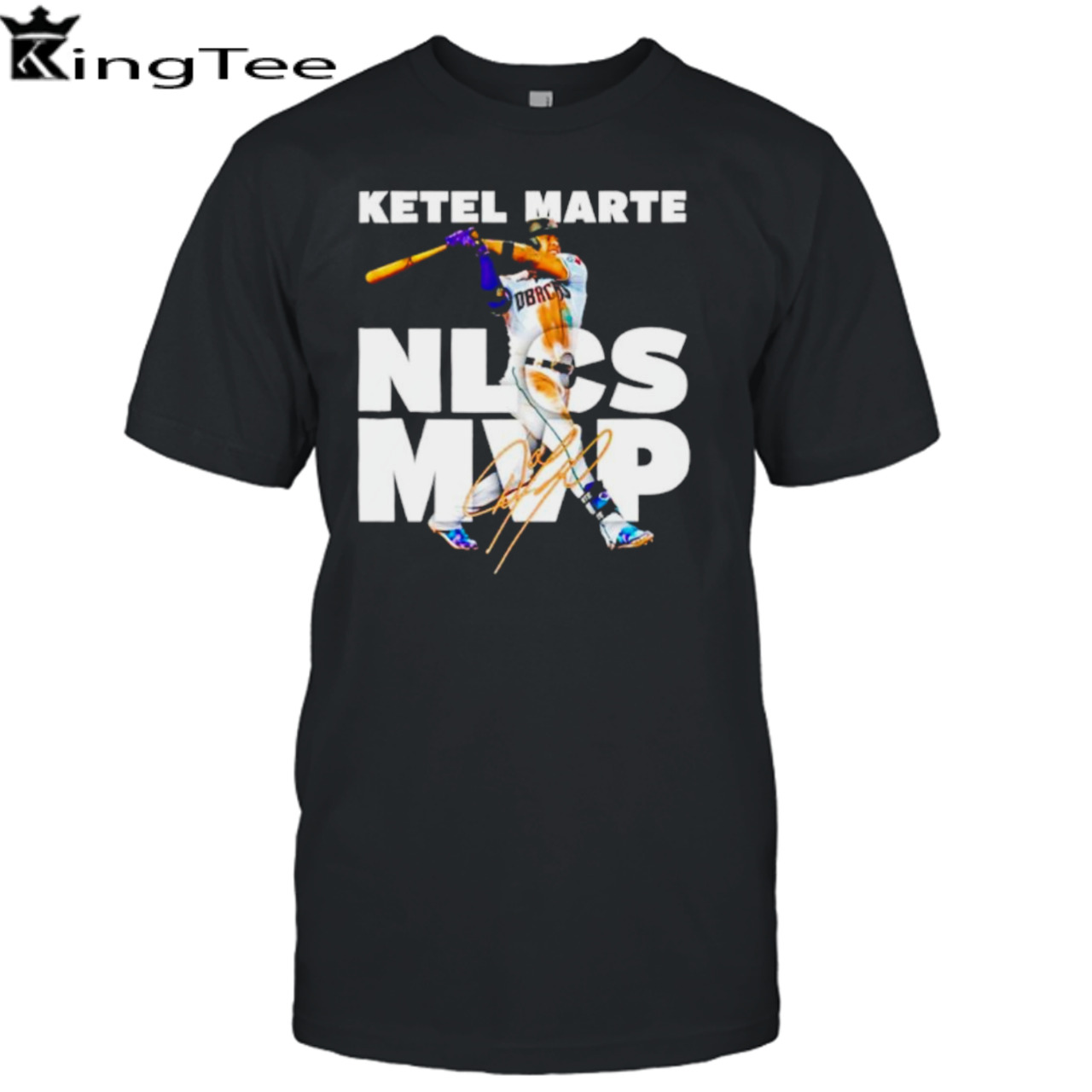 Ketel Marte D’Backs NLCS MVP signature shirt