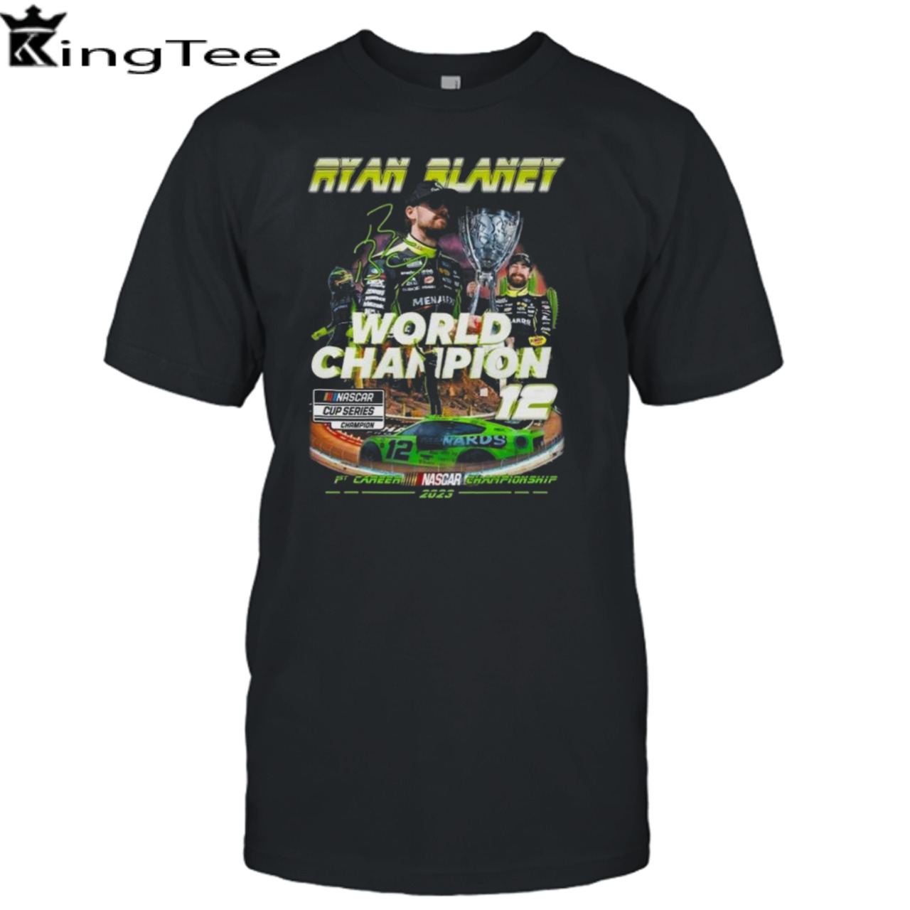 Ryan Blaney World Champion Nascar Cup Series Signature shirt