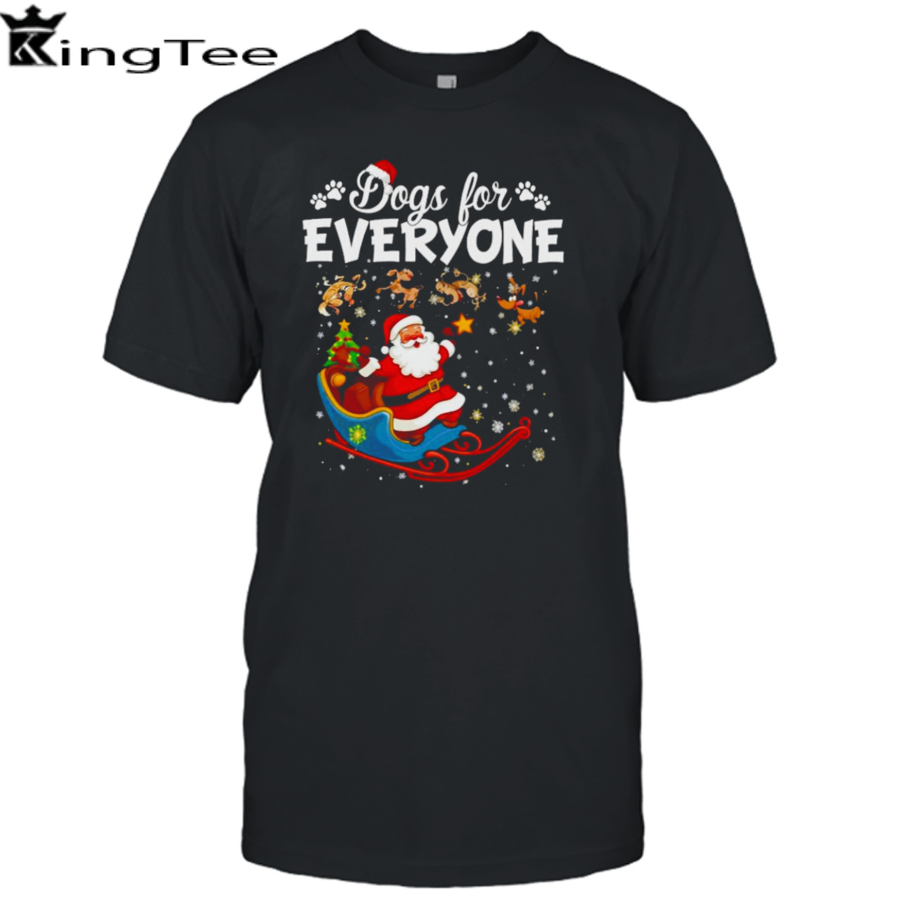 Santa claus dogs for everyone shirt