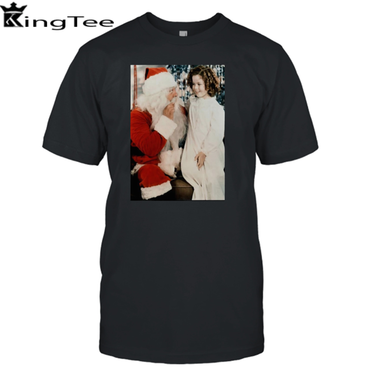 Shirley Temple And Santa Christmas shirt