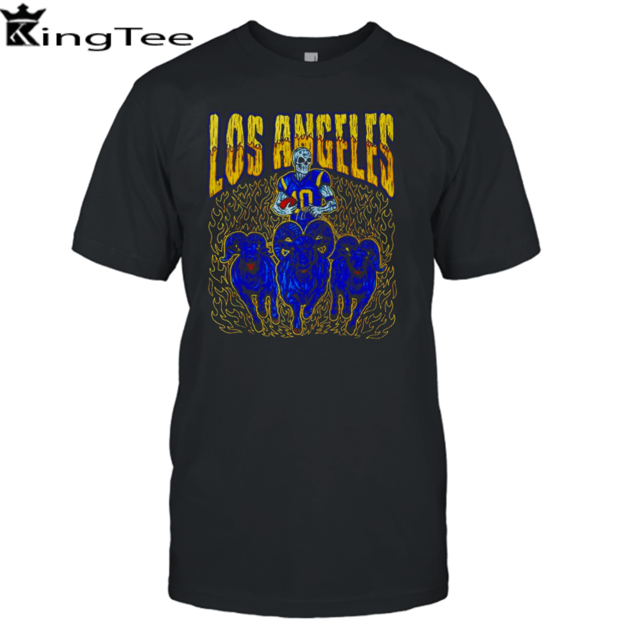 Skeleton Los Angeles Rams football shirt