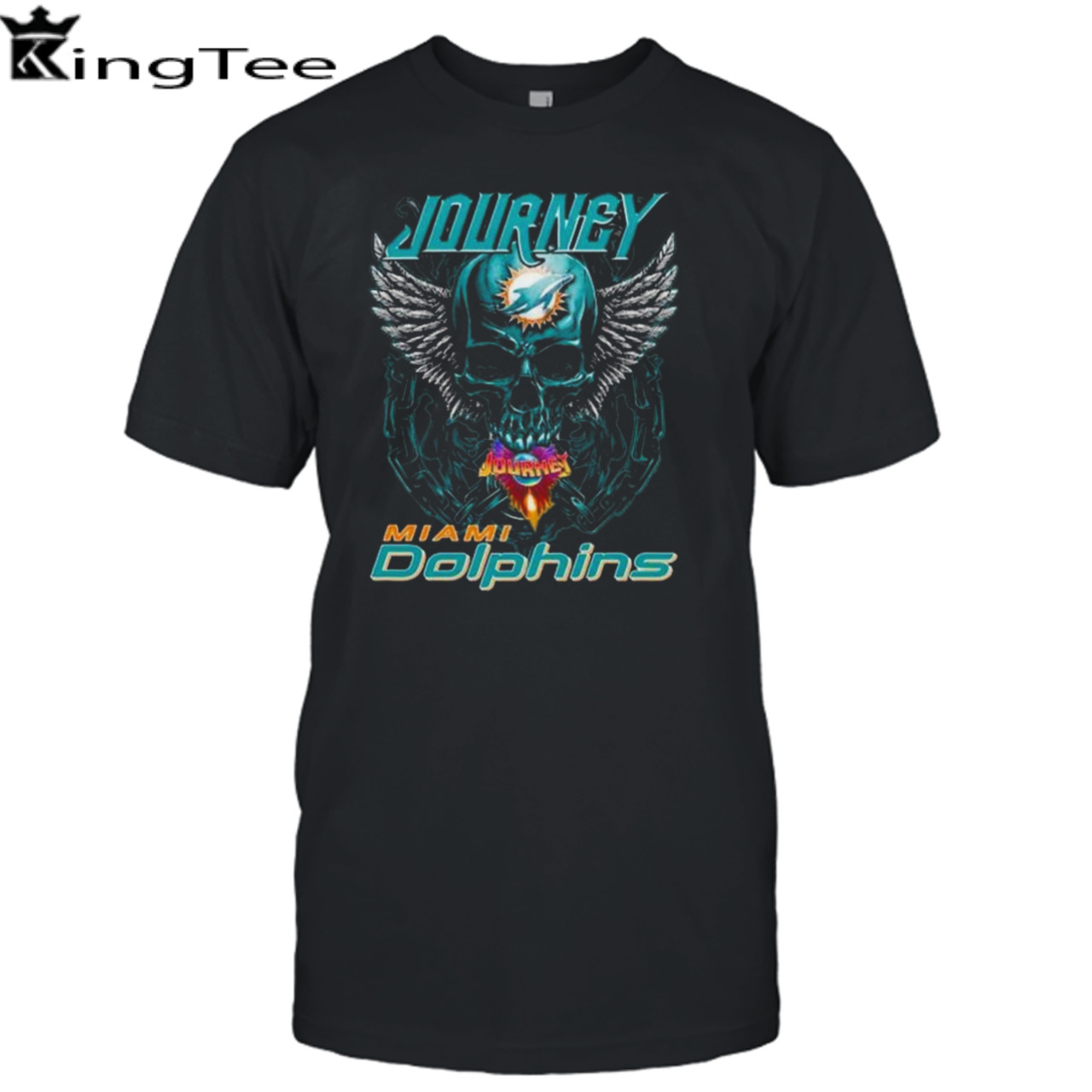 Skull Wings Journey Miami Dolphins shirt