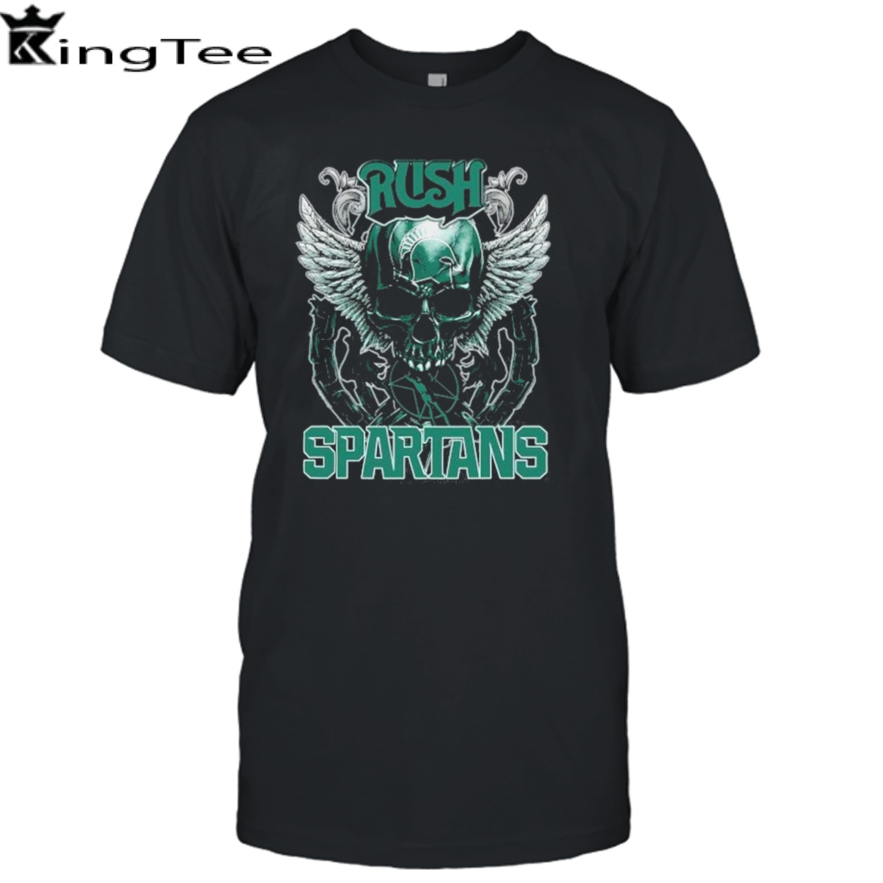 Skull Wings Rush Michigan State Spartans shirt