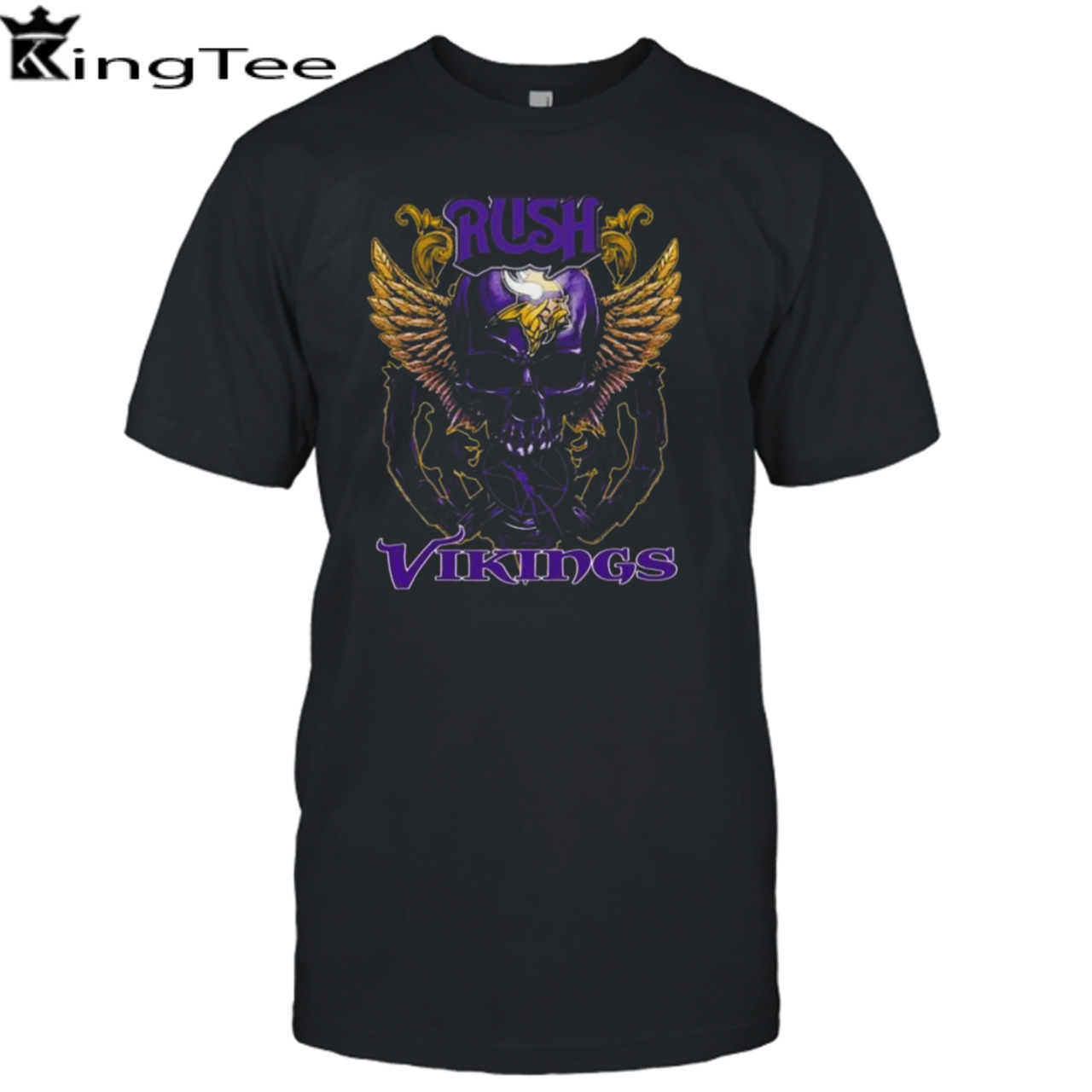 Skull Wings Rush Minnesota Vikings shirt