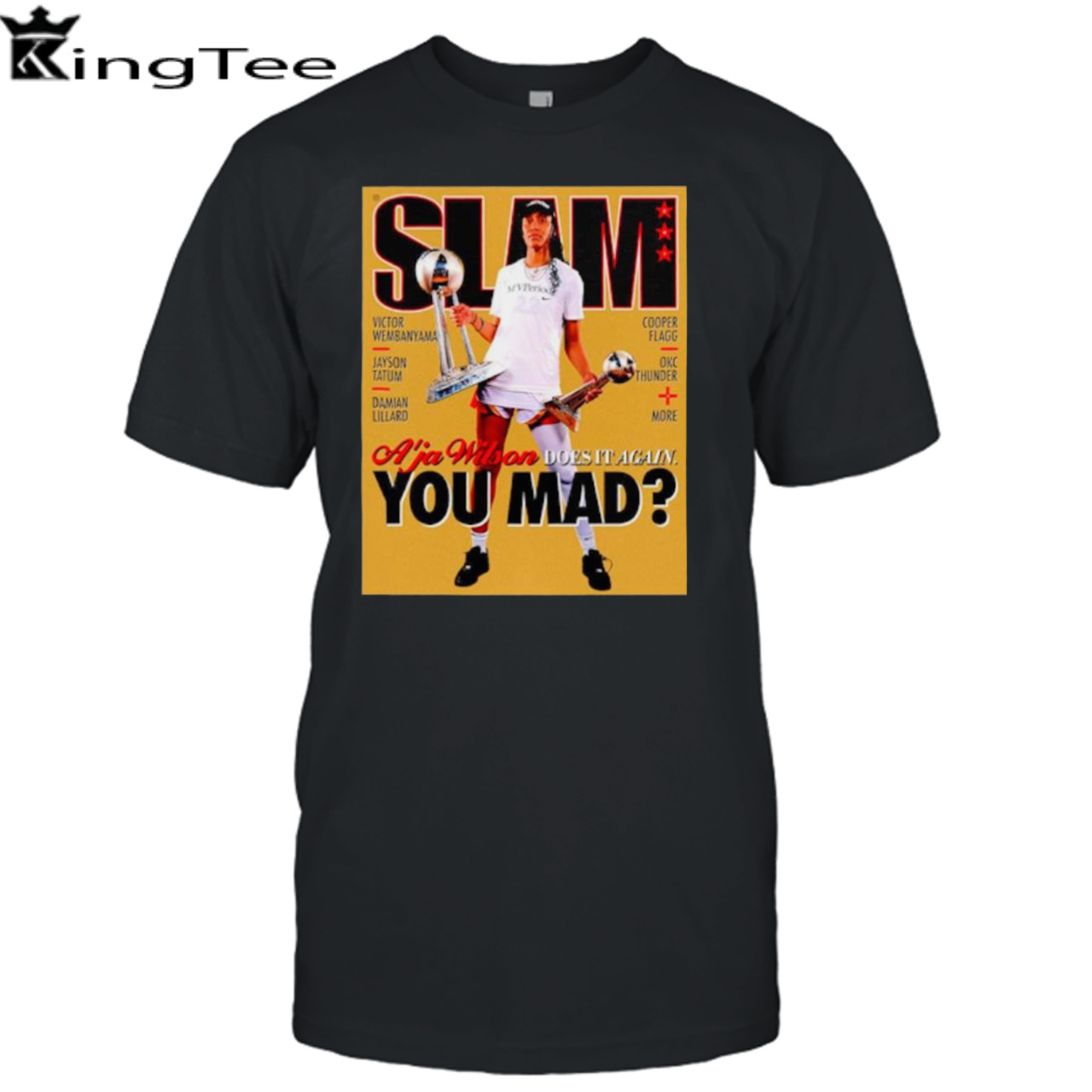 Slam Aja Wilson does it again you mad shirt