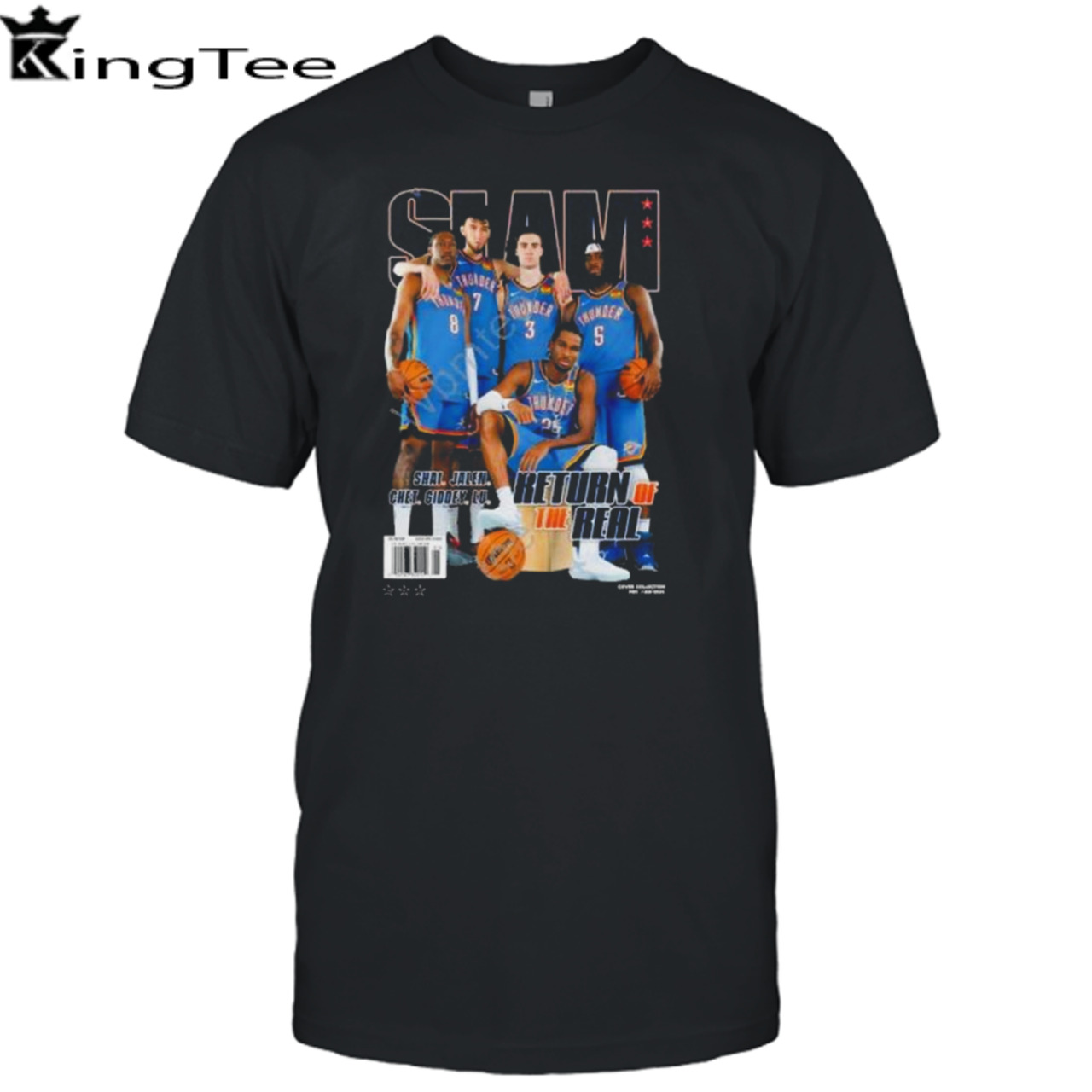 Slam Thunder Shal Jalen Chet Giddey Lu Return Of The Real t-shirt