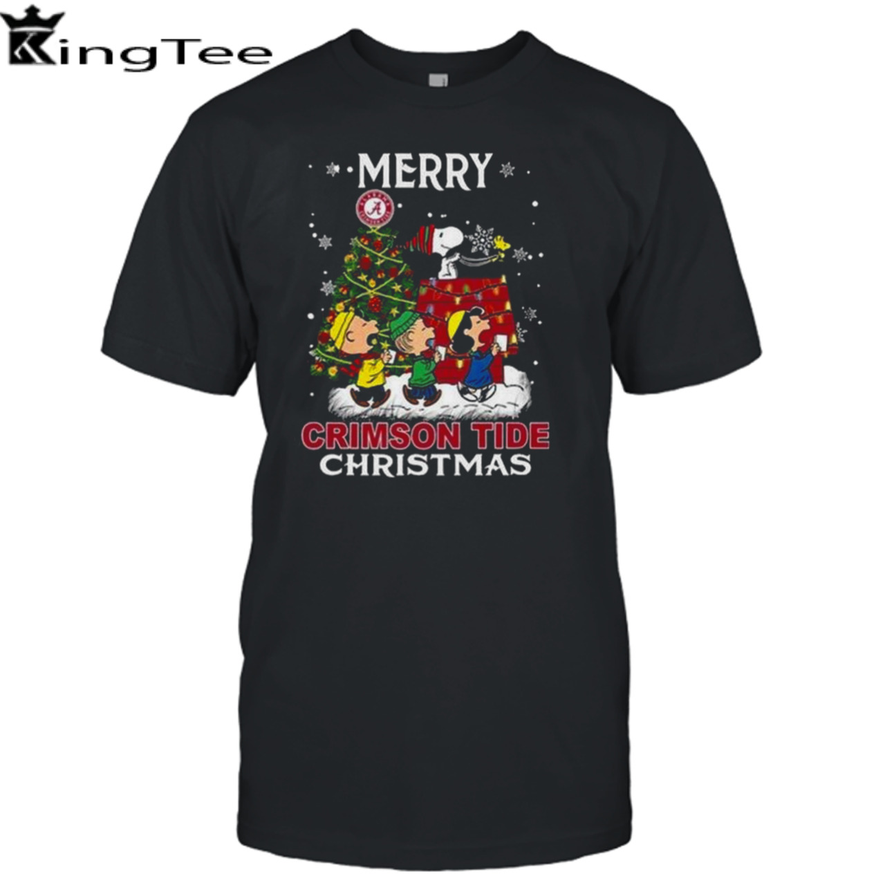 Snoopy And Friends Merry Christmas Alabama Crimson Tide 2023 Shirt