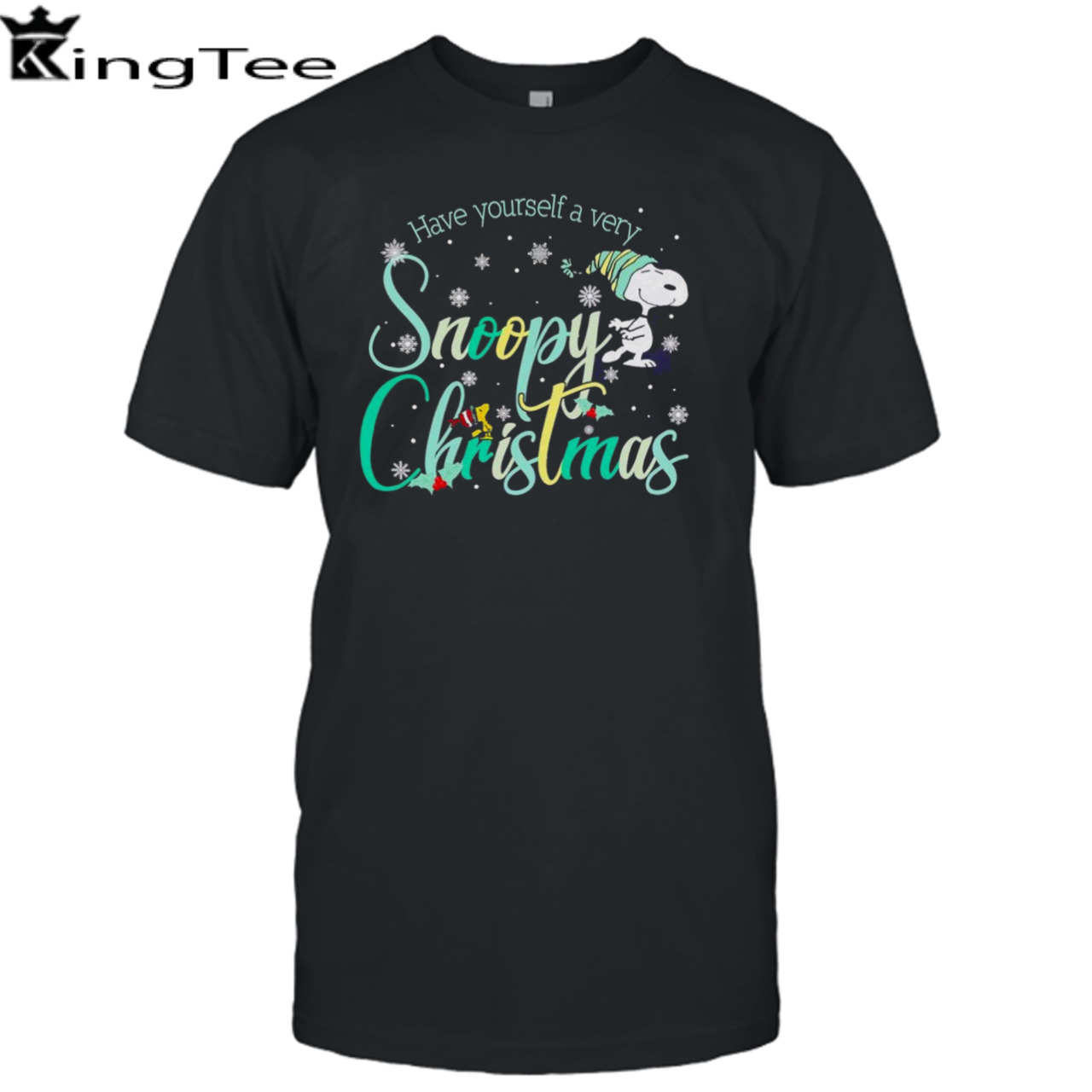 Snoopy and Woodstock have yourself a very Christmas t-shirt